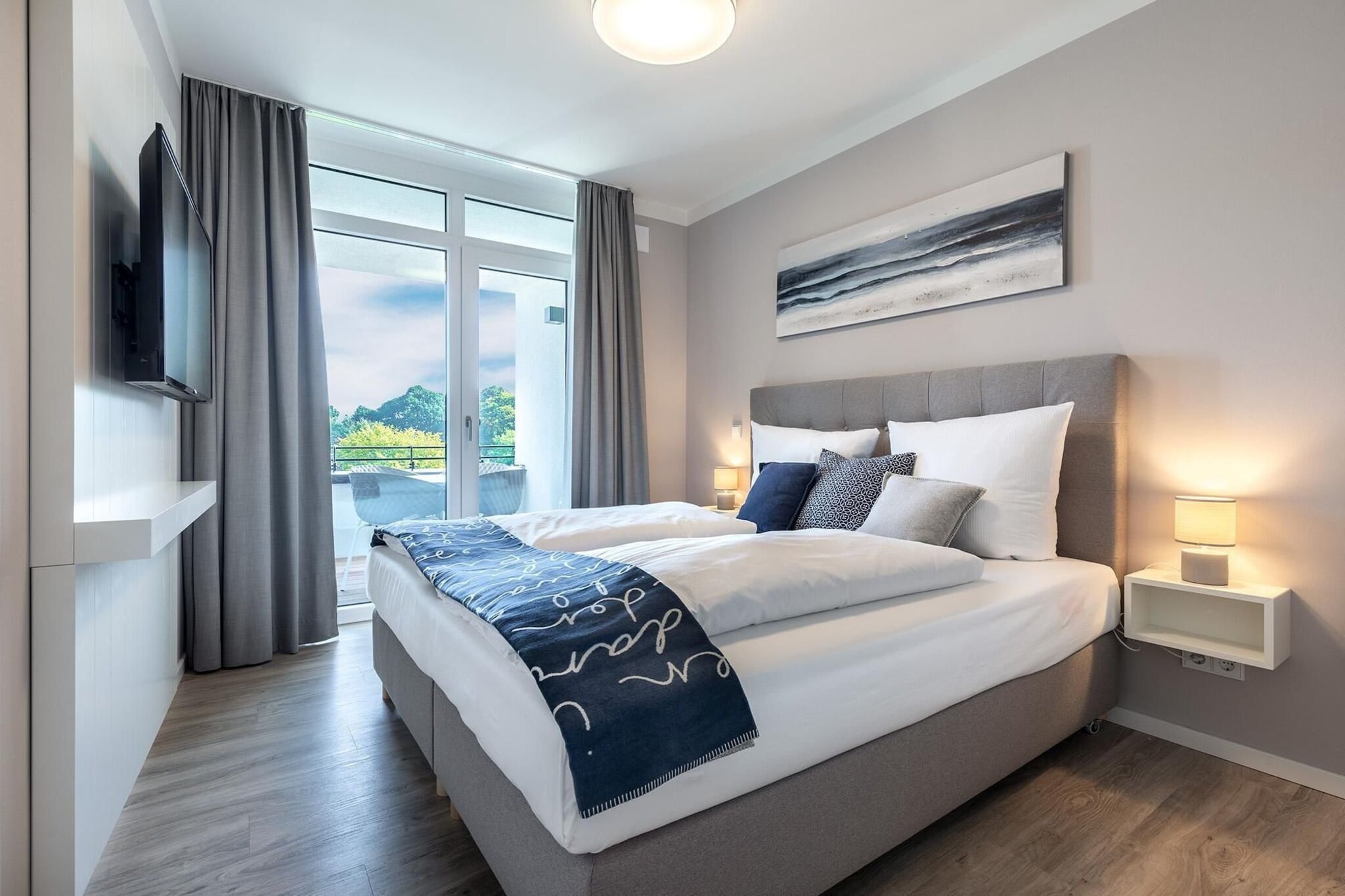 Godewindpark Travemünde Exklusives Apartment 3.08 - Slaapkamer