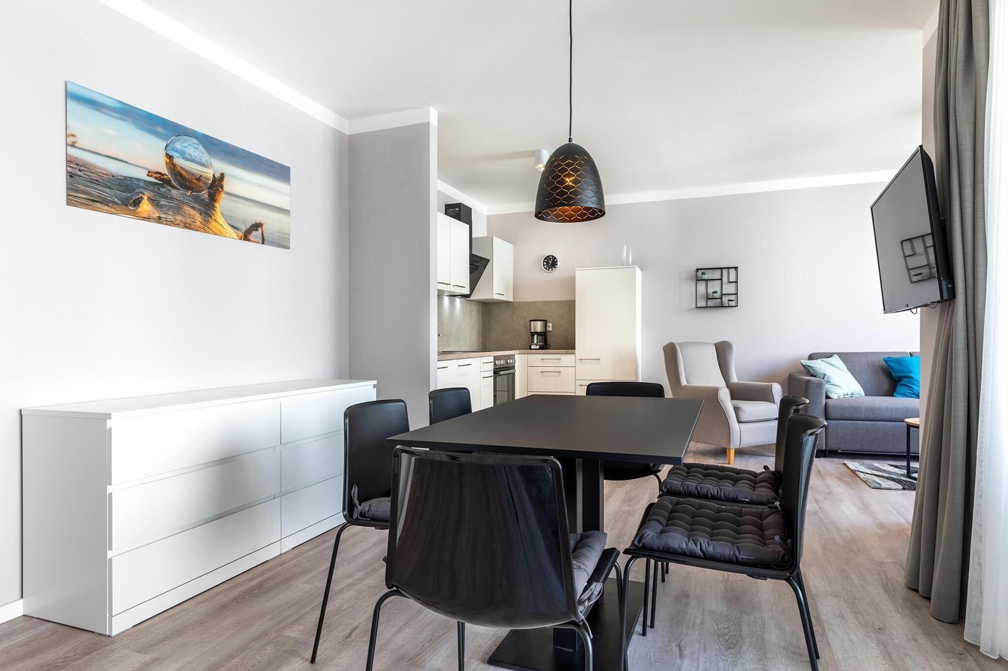 Godewindpark Travemünde Deluxe-Suite 2.01 mit West-Loggia und hundefreundlich