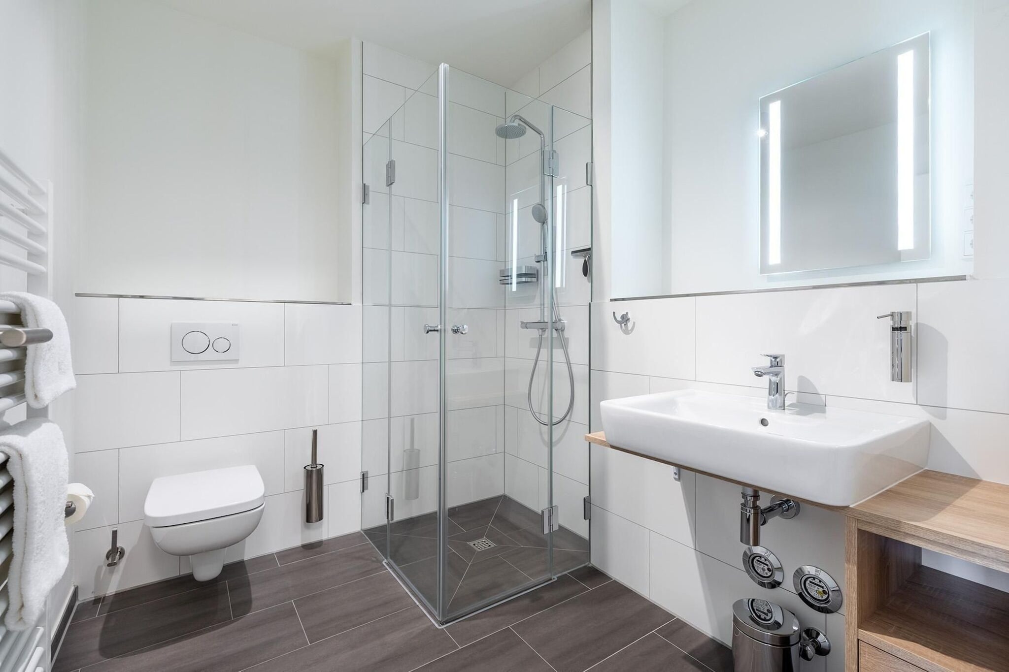 Godewindpark Travemünde Deluxe-Apartment 1.12 - Salle de bain