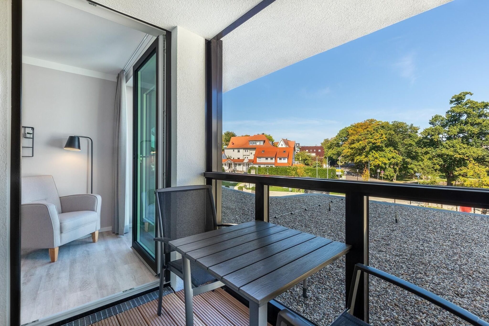 Godewindpark Travemünde Deluxe-Suite 1.16 - hundefreundlich - Terrasbalkon