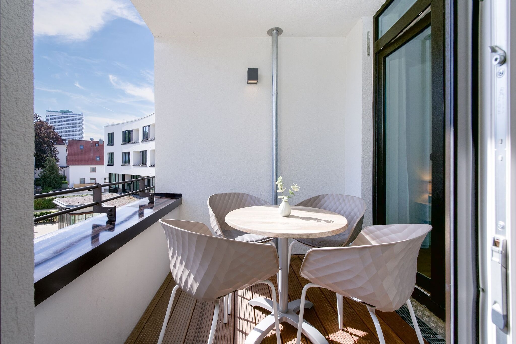 Godewindpark Travemünde Deluxe-Suite 2.04 mit Ost Loggia und Wellness - Terrasbalkon