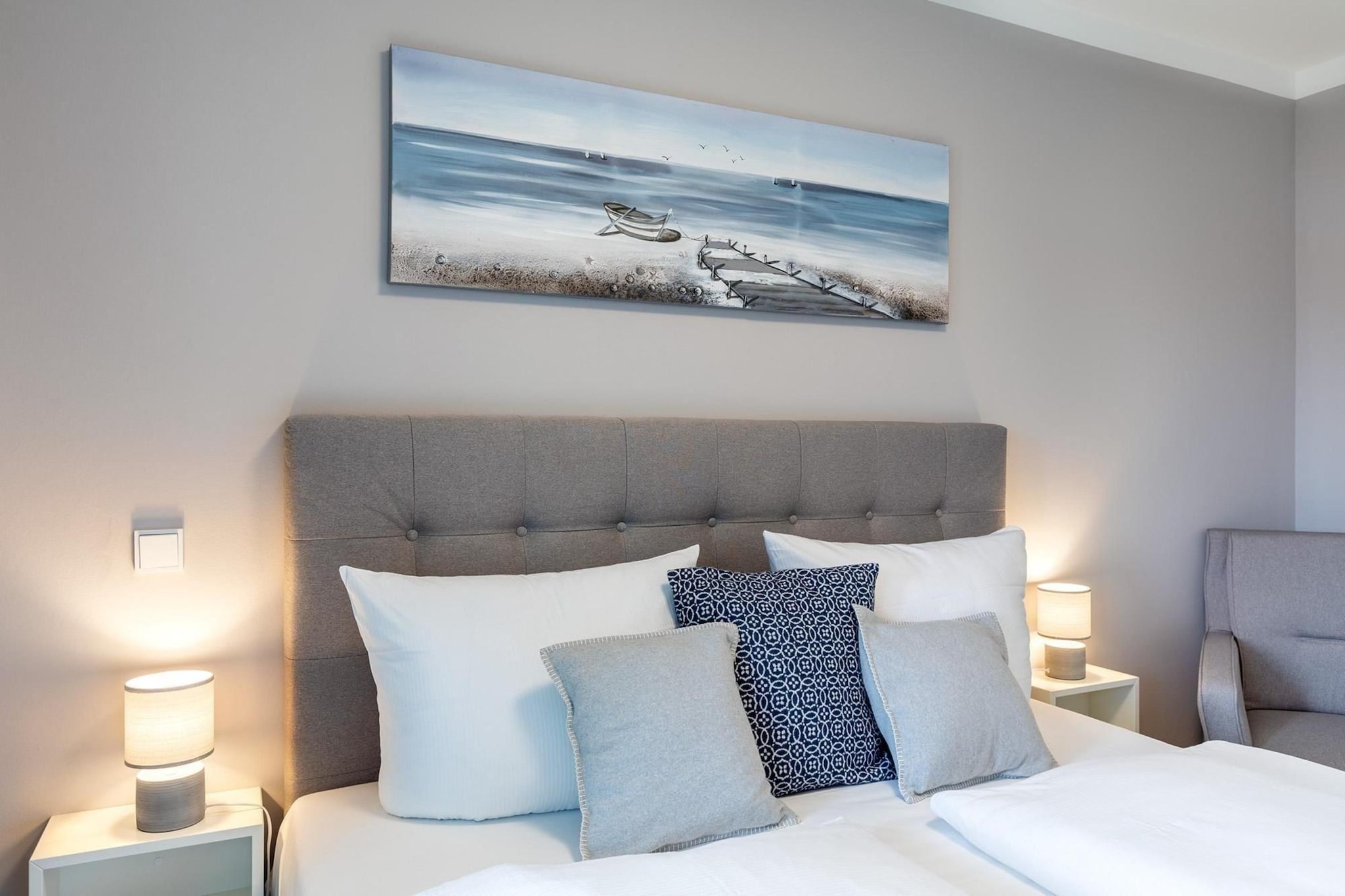 Godewindpark Travemünde Exklusives Apartment 3.12 - Slaapkamer