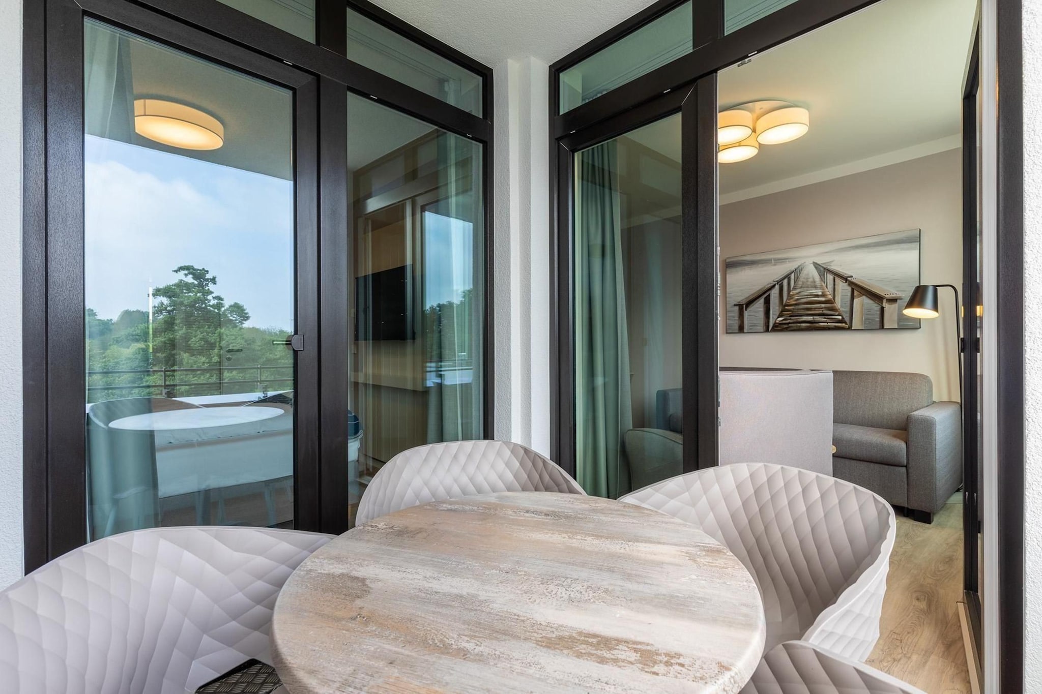 Godewindpark Travemünde Exklusives Apartment 3.12 - Terrasbalkon