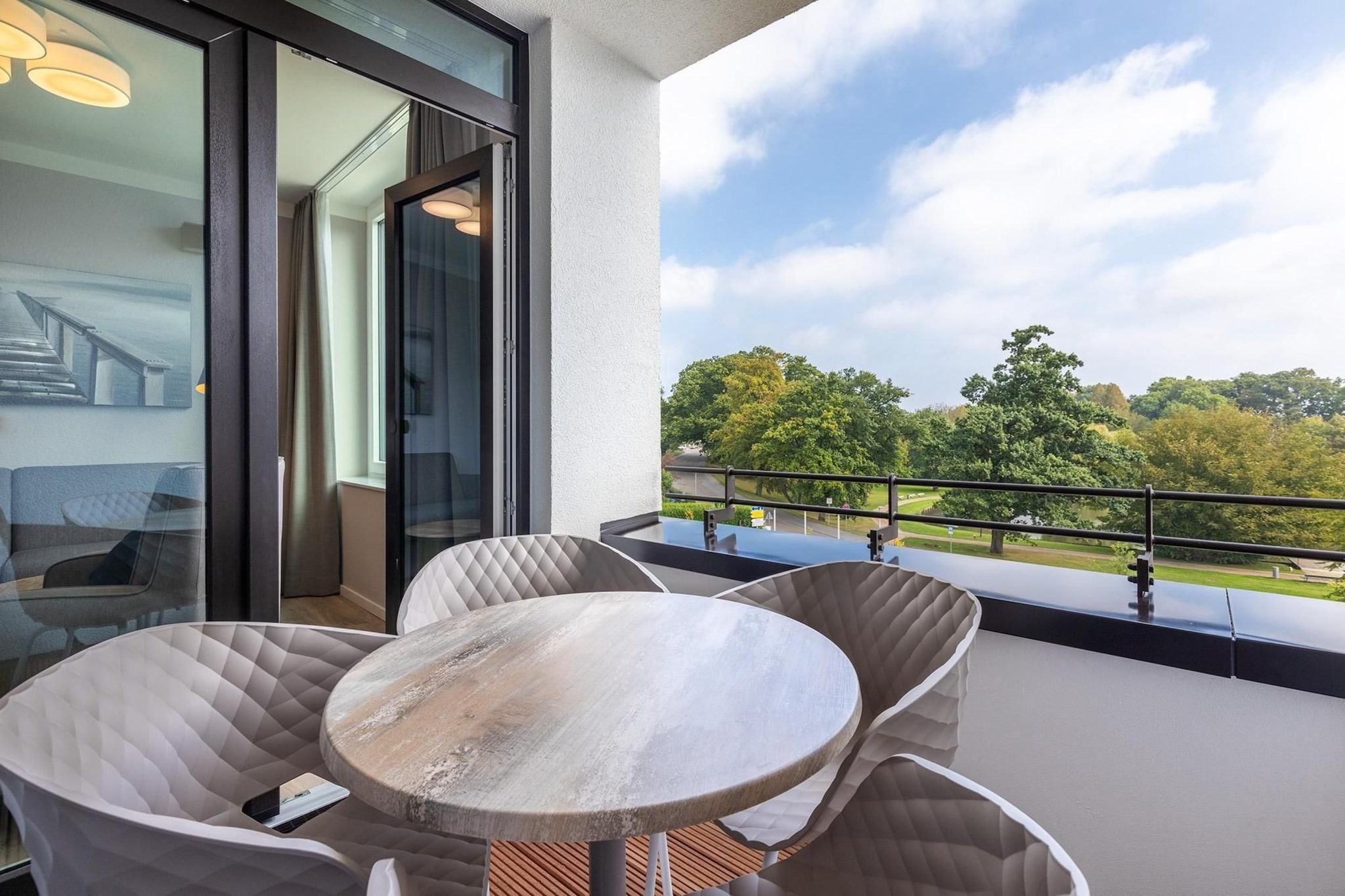 Godewindpark Travemünde Exklusives Apartment 3.12 - Terrasbalkon