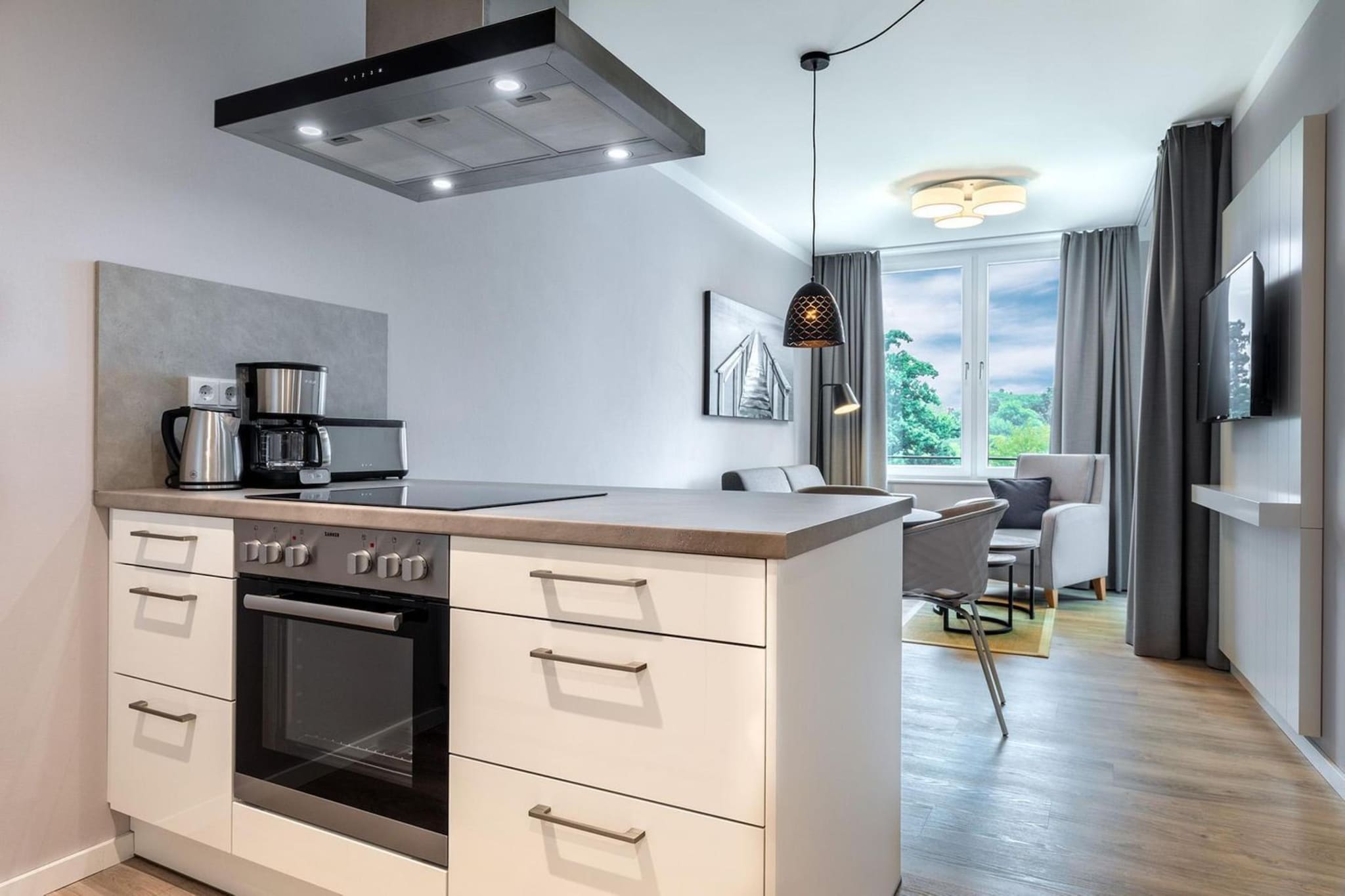 Godewindpark Travemünde Exklusives Apartment 3.12 - Keuken