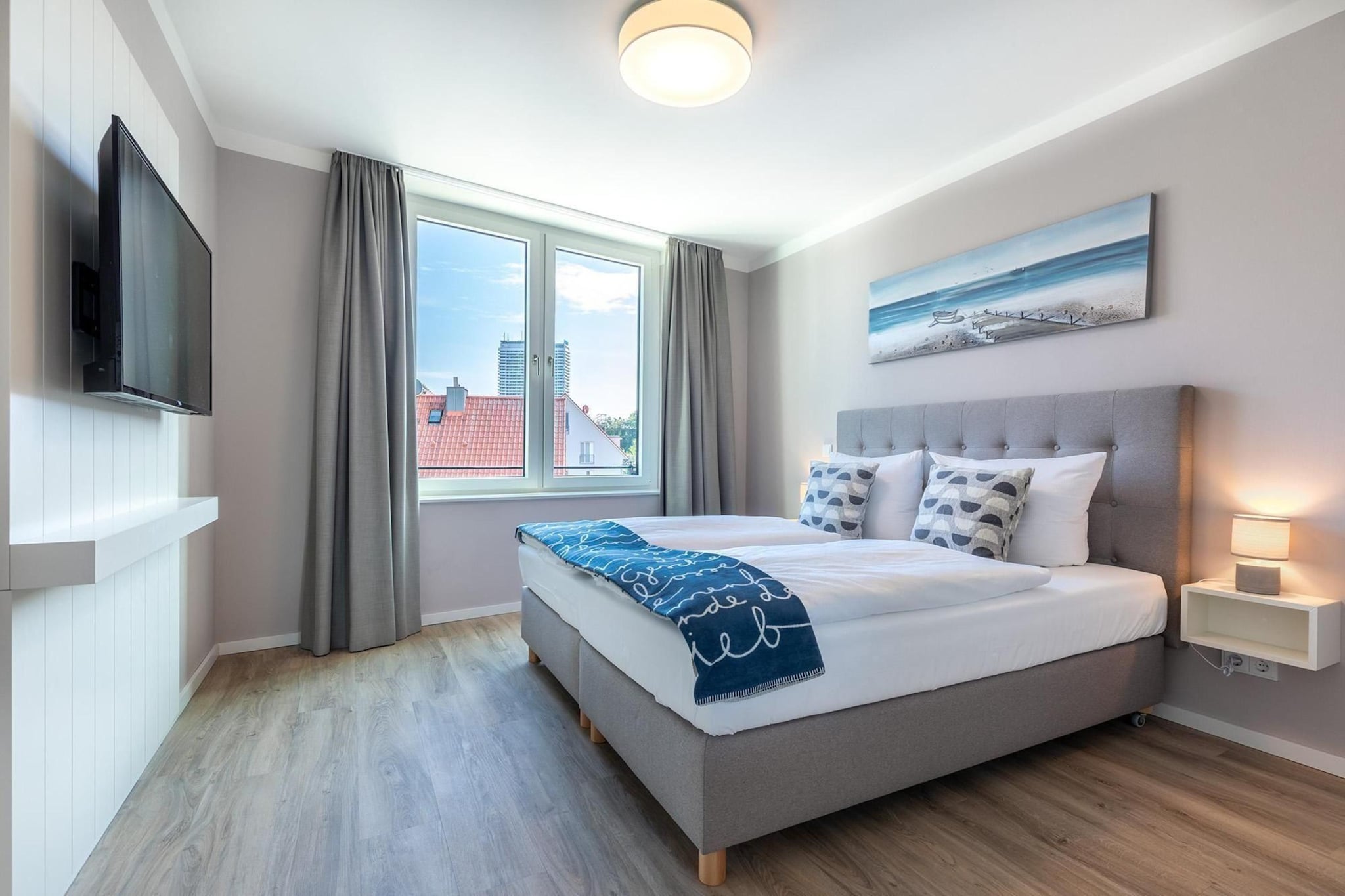 Godewindpark Travemünde Exklusivsuite 3.18 - Slaapkamer