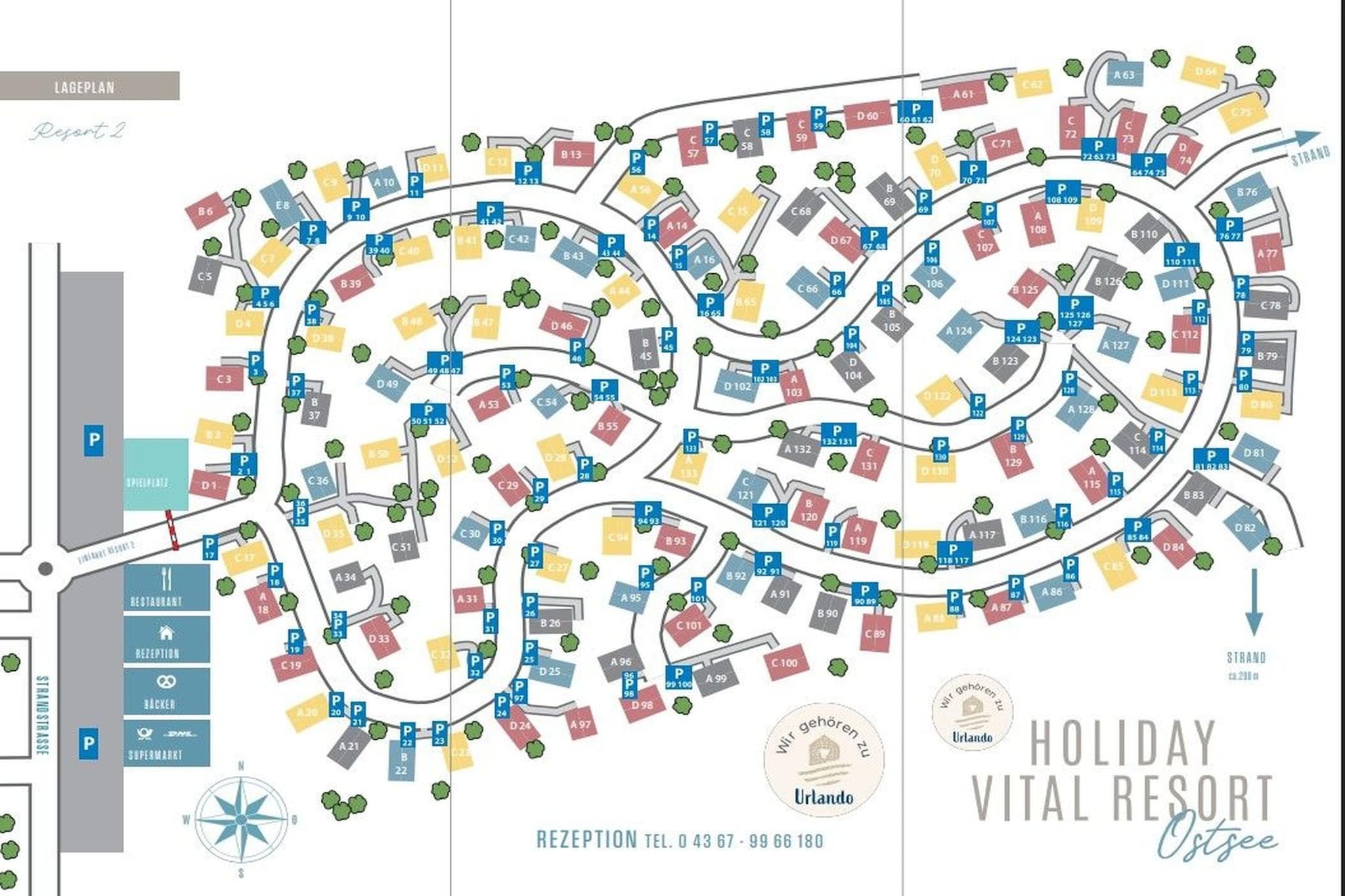 Holiday Vital Resort Ferienhaus 27 - Floor plan