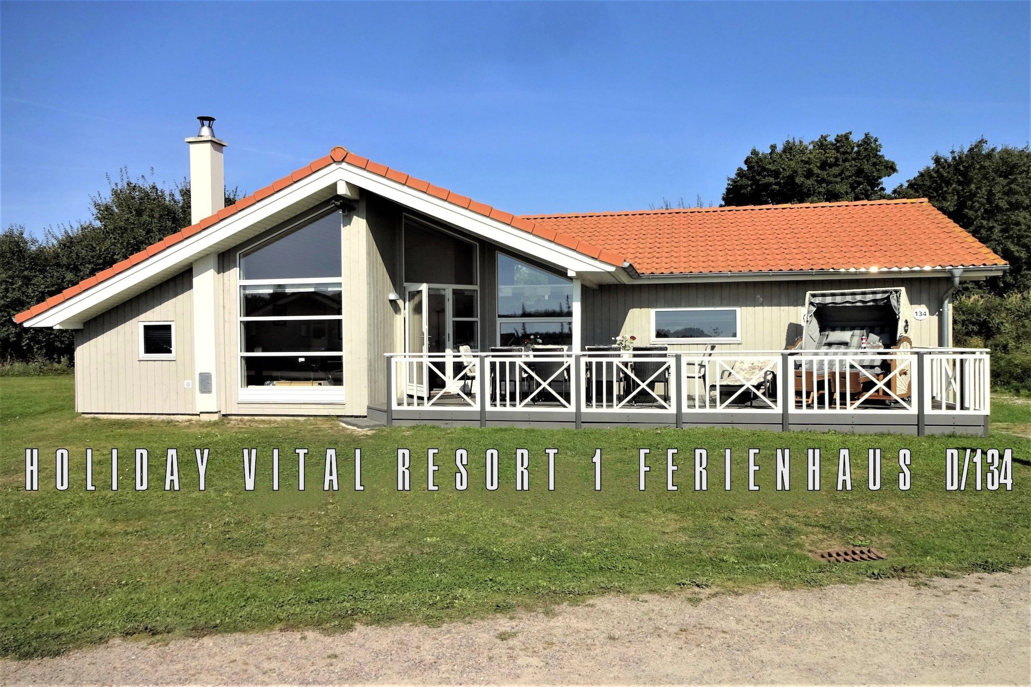 Holiday Vital Resort Ferienhaus 134 - Buitenkant zomer