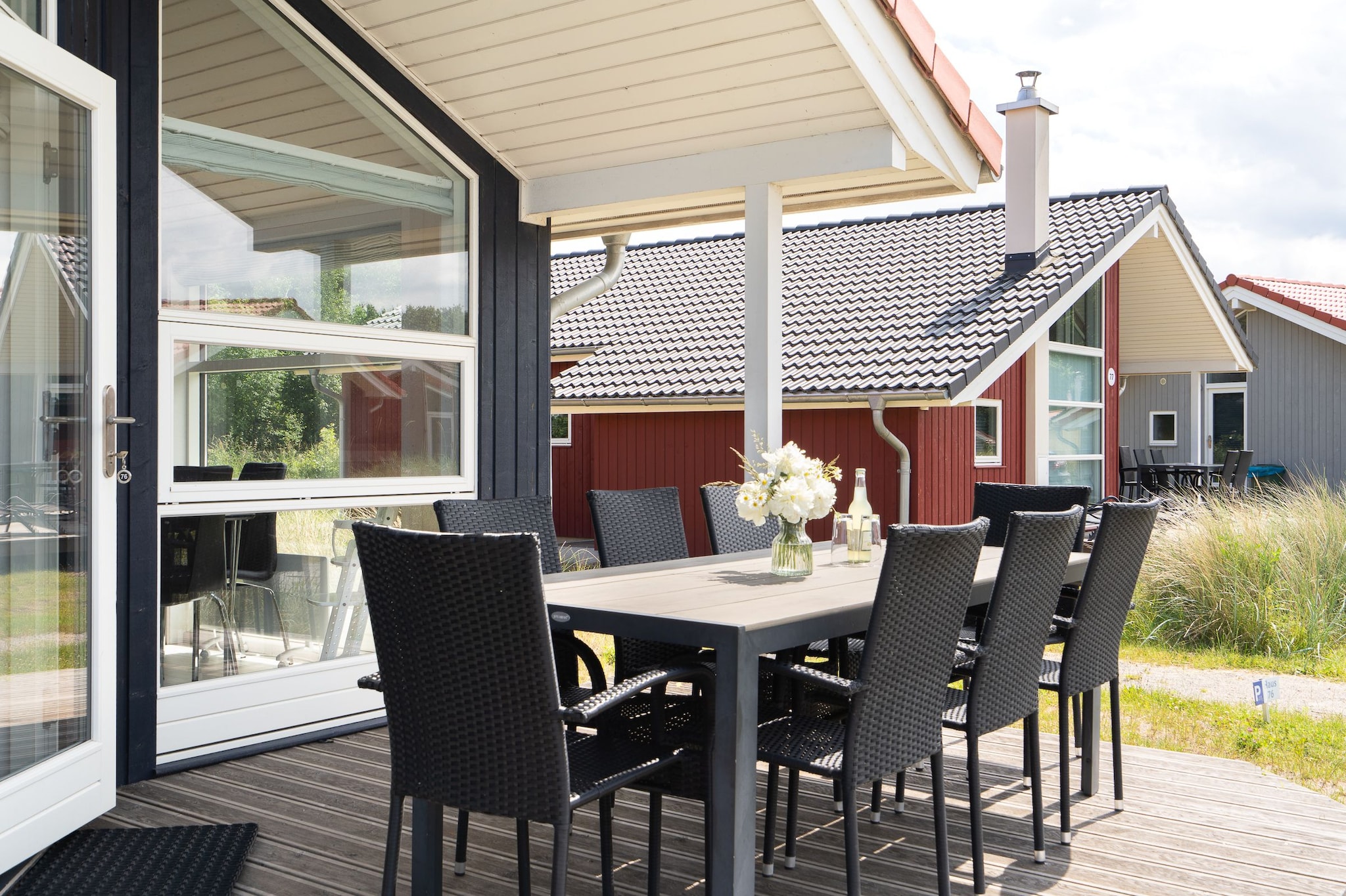 Holiday Vital Resort Ferienhaus Lolland 76 - Terras