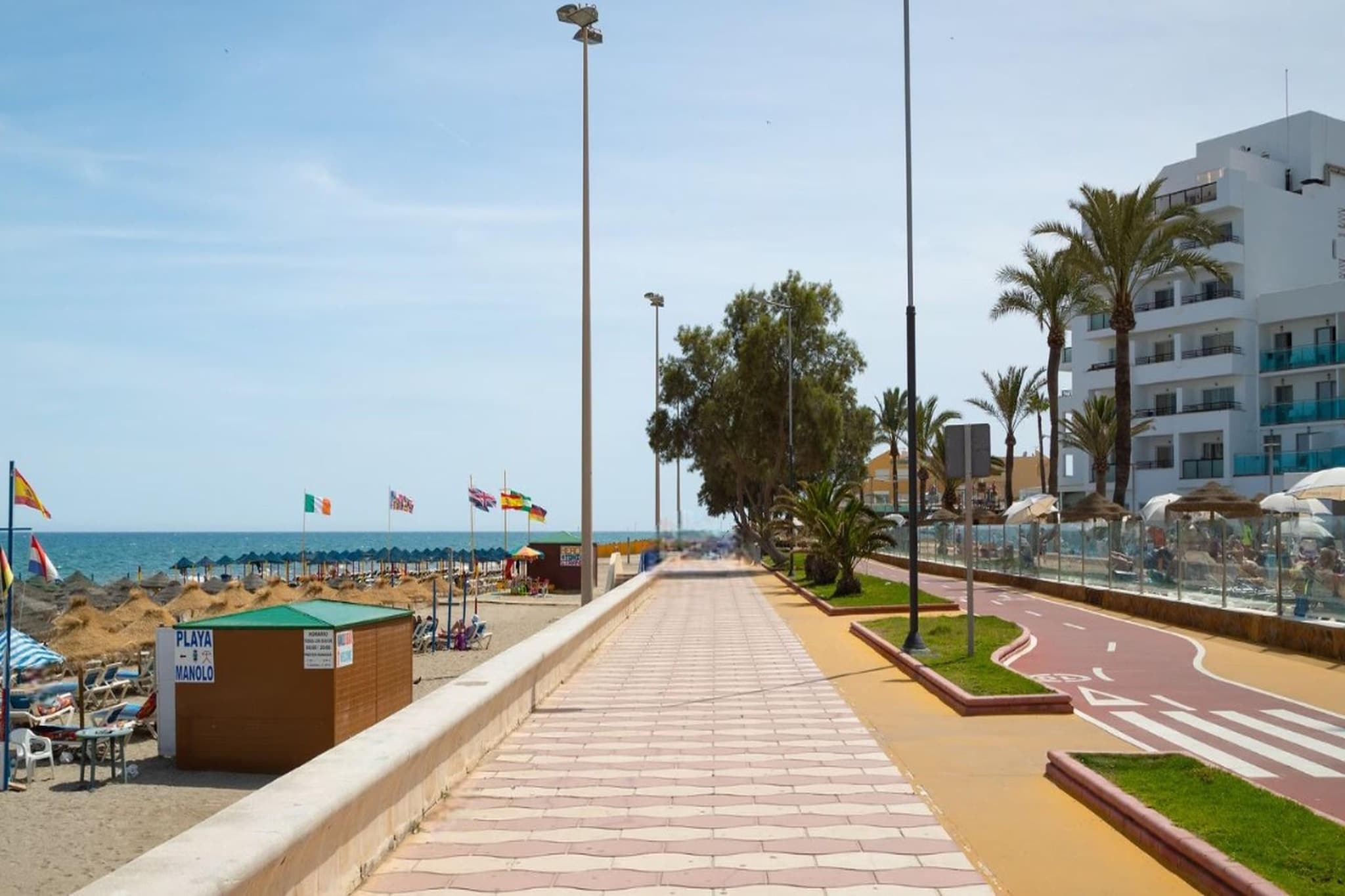 Las Adelfas - Gebiete Sommer 1 km