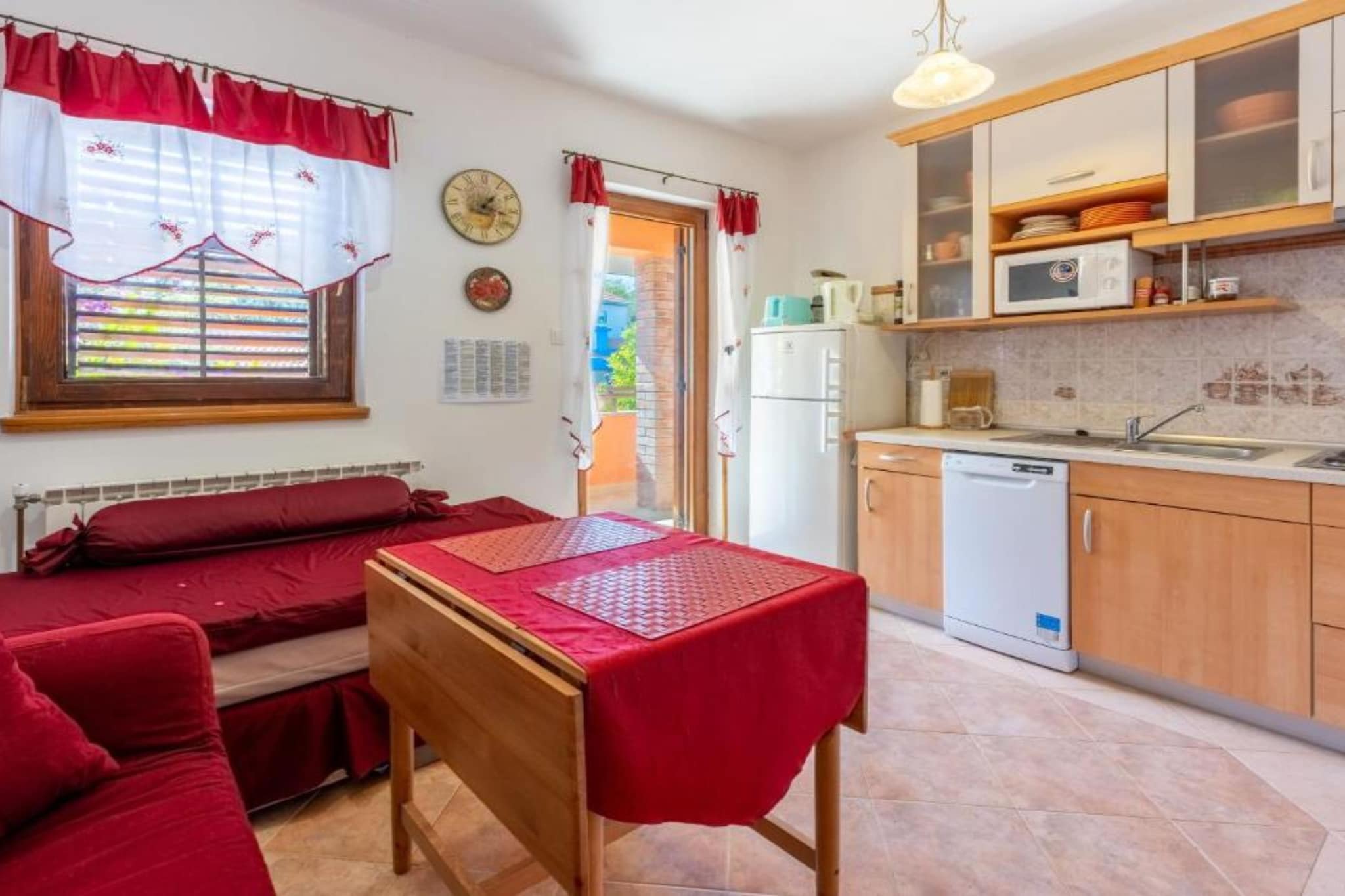 Ma Vero Residence - One Bedroom Apartment with Balcony and Garden View ( A2 ) - Cuisine