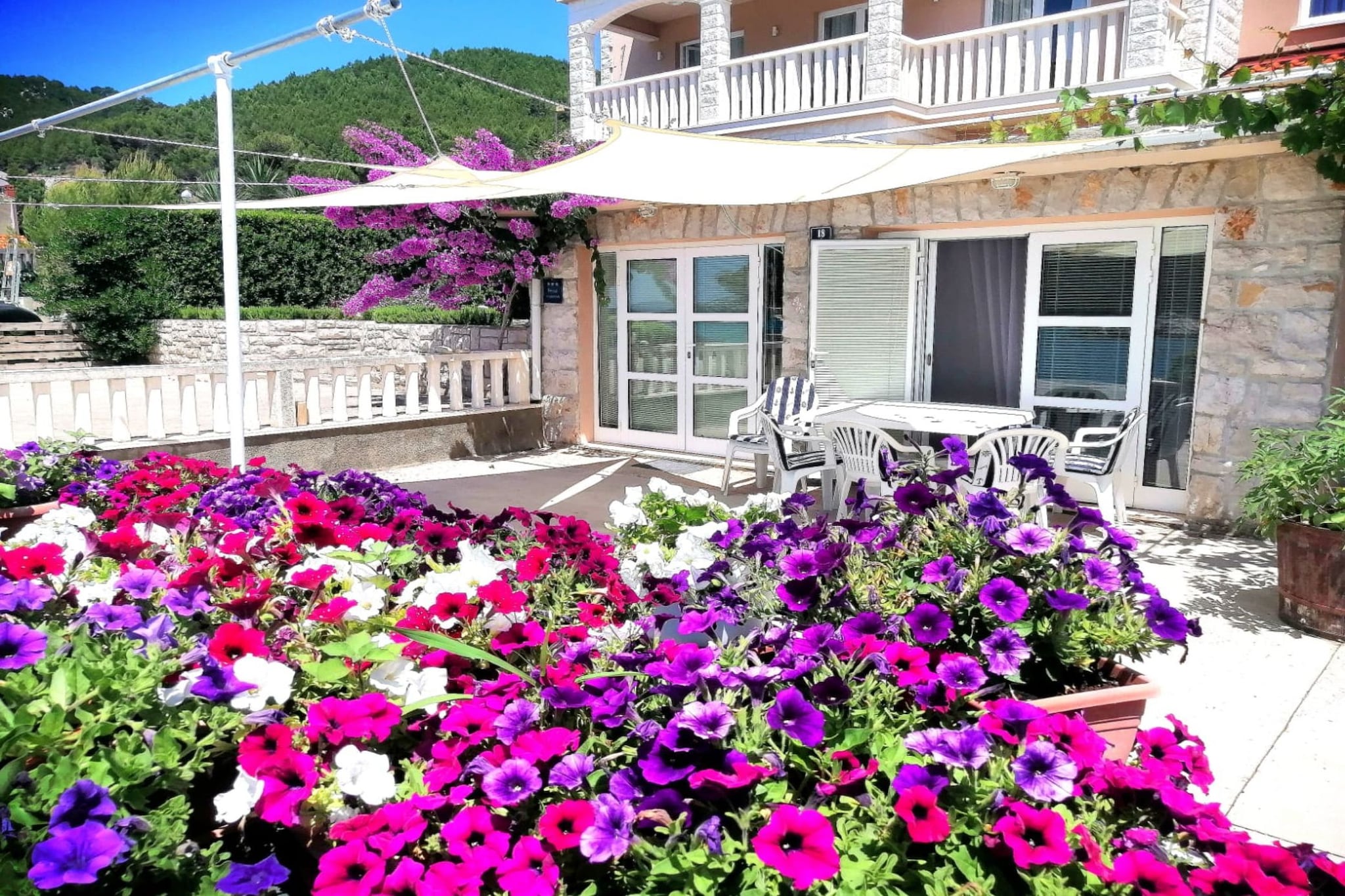 Apartman Helena Korčula - Two Bedroom Apartment with Sea View and Terrace - Buitenlucht