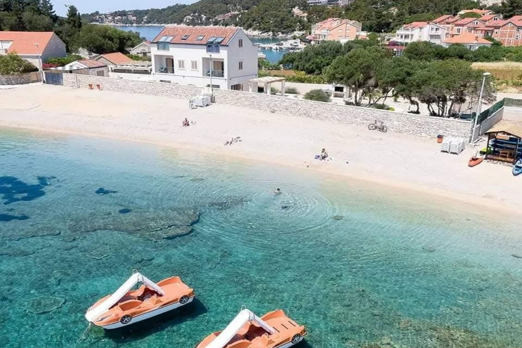 Apartman Helena Korčula - Two Bedroom Apartment with Sea View and Terrace - Uitzicht