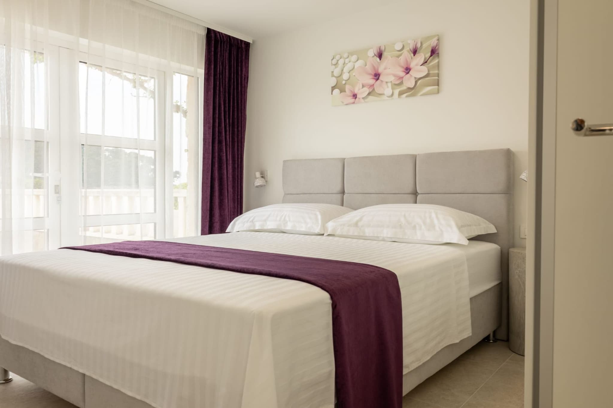 Apartman Helena Korčula - Two Bedroom Apartment with Sea View and Terrace - Slaapkamer