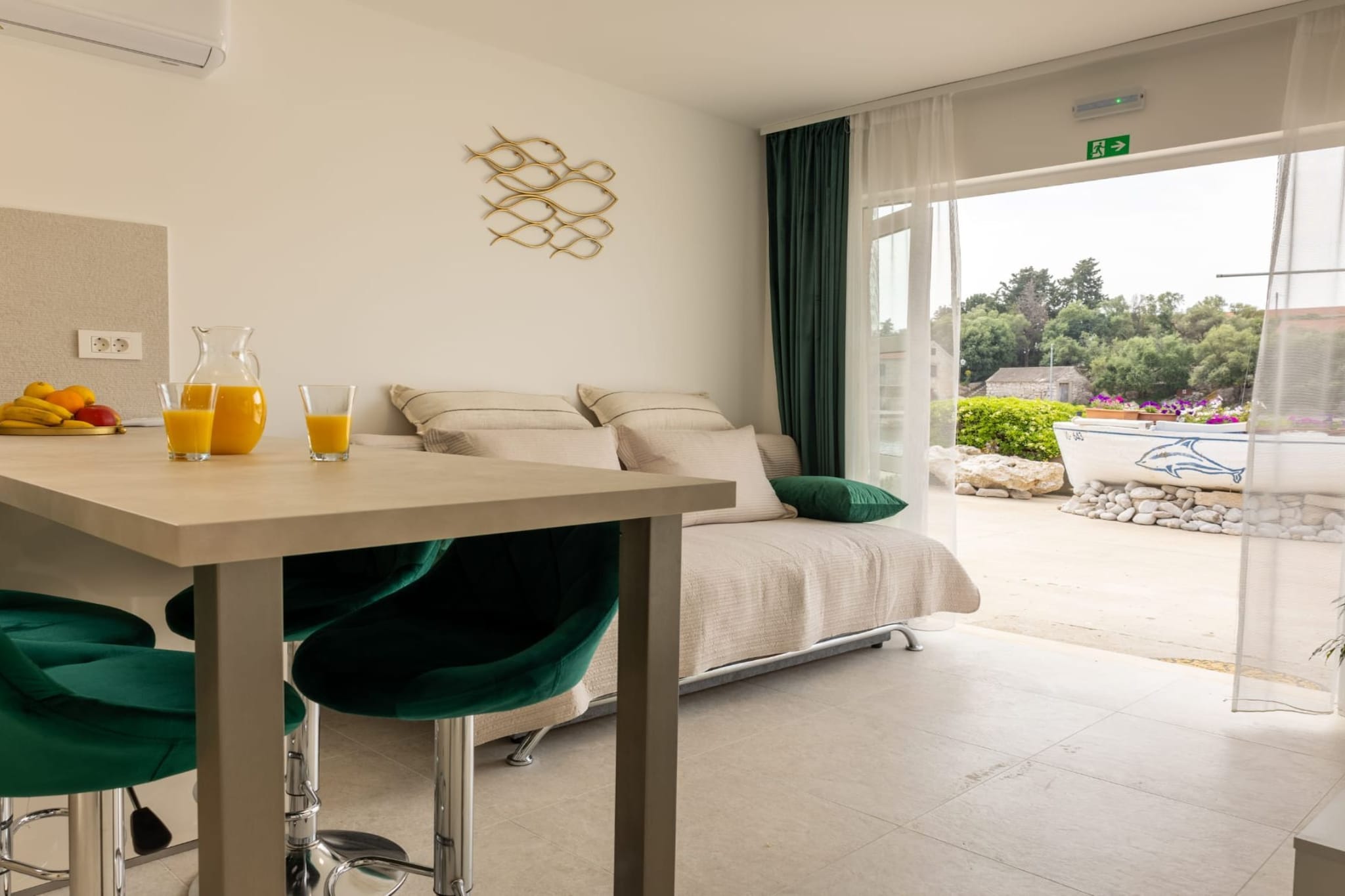 Apartman Helena Korčula - Two Bedroom Apartment with Sea View and Terrace - Slaapkamer