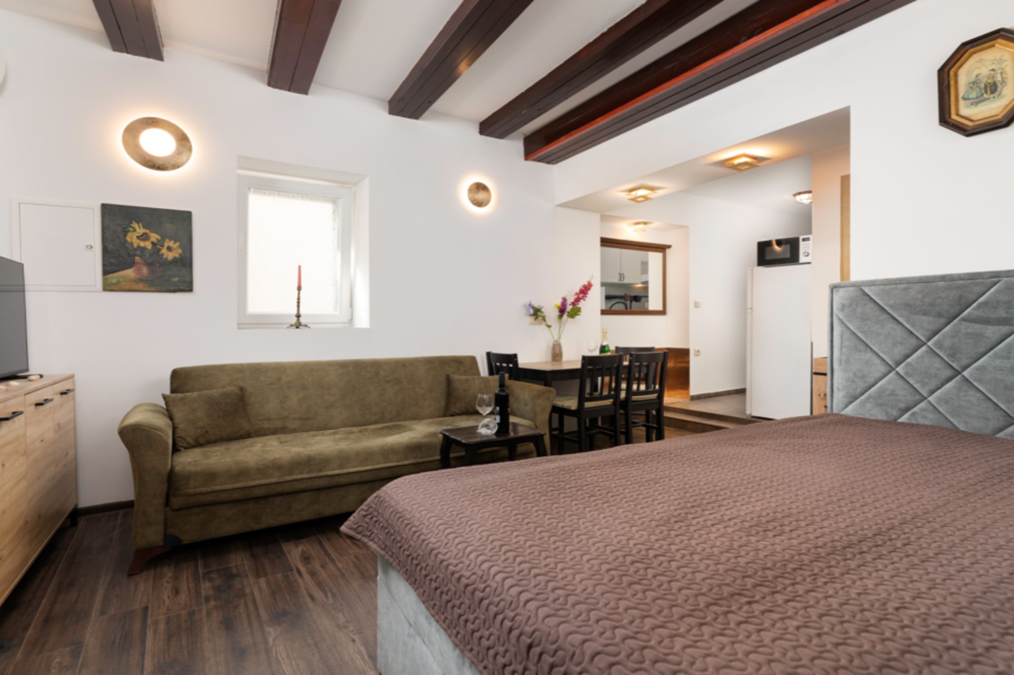 Apartments Nikoleta & Susanne - Studio Apartment - Slaapkamer