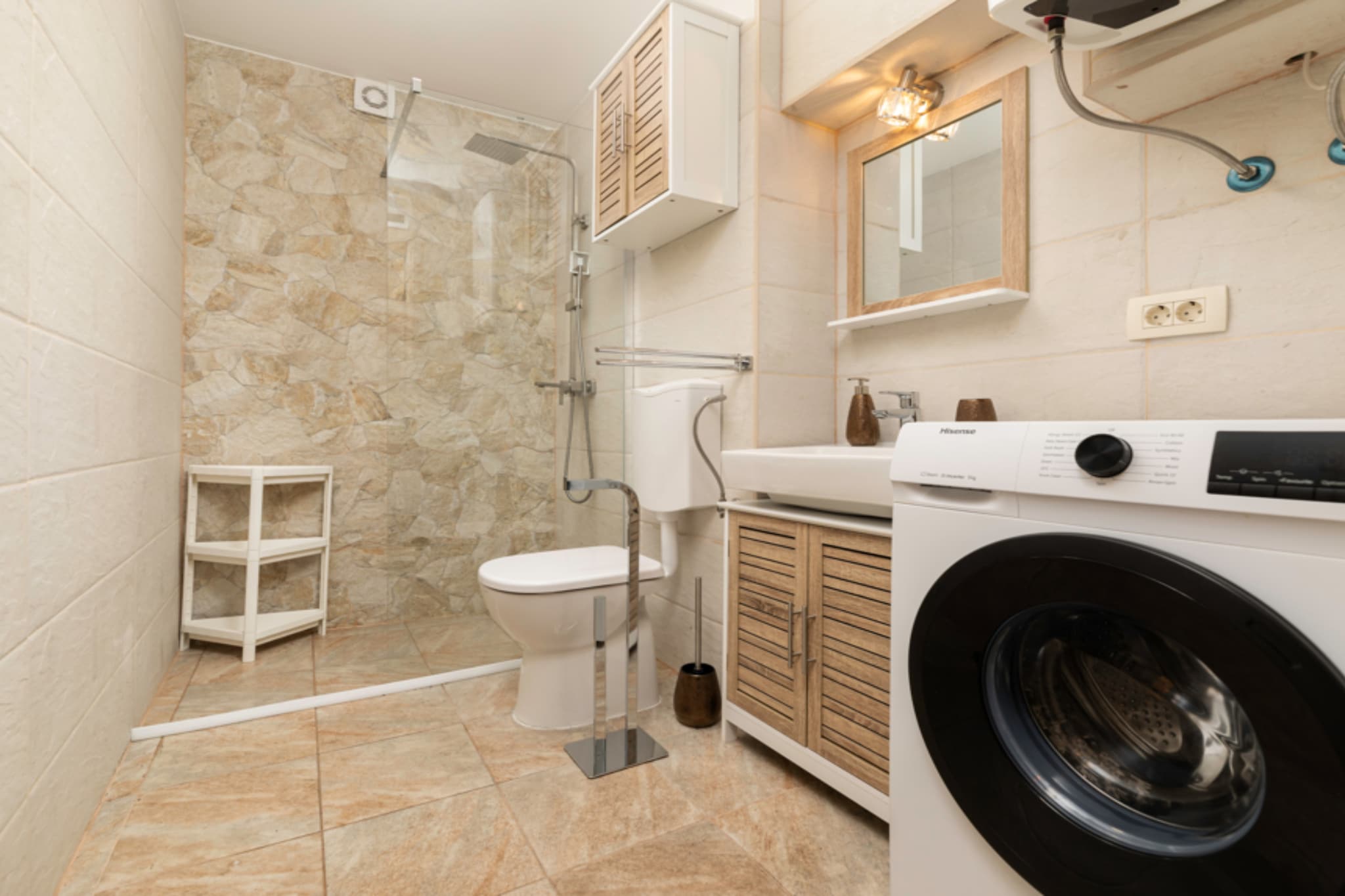 Apartments Nikoleta & Susanne - Studio Apartment - Badkamer