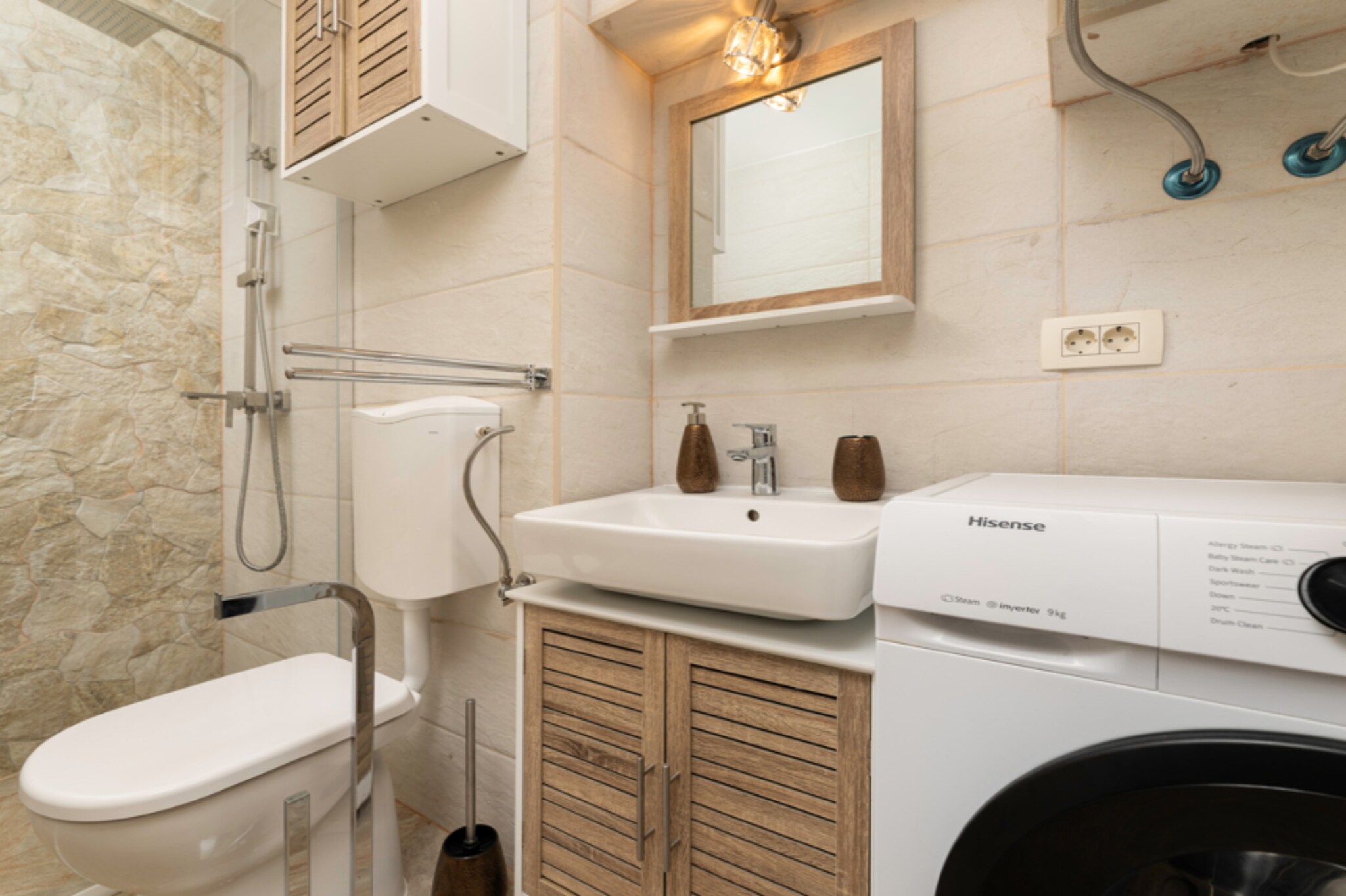 Apartments Nikoleta & Susanne - Studio Apartment - Badkamer