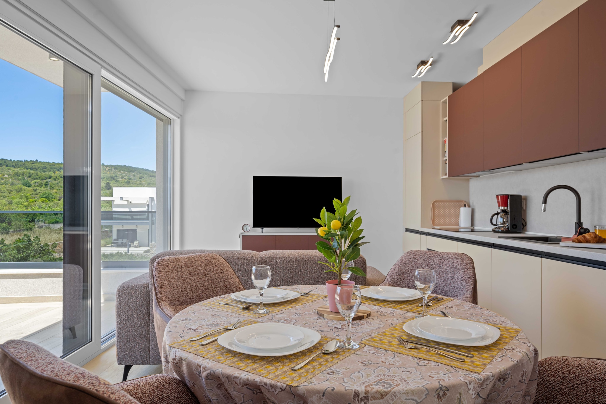 Villa Jurić - Three Bedroom Villa with Outdoor Swimming Pool - Salon