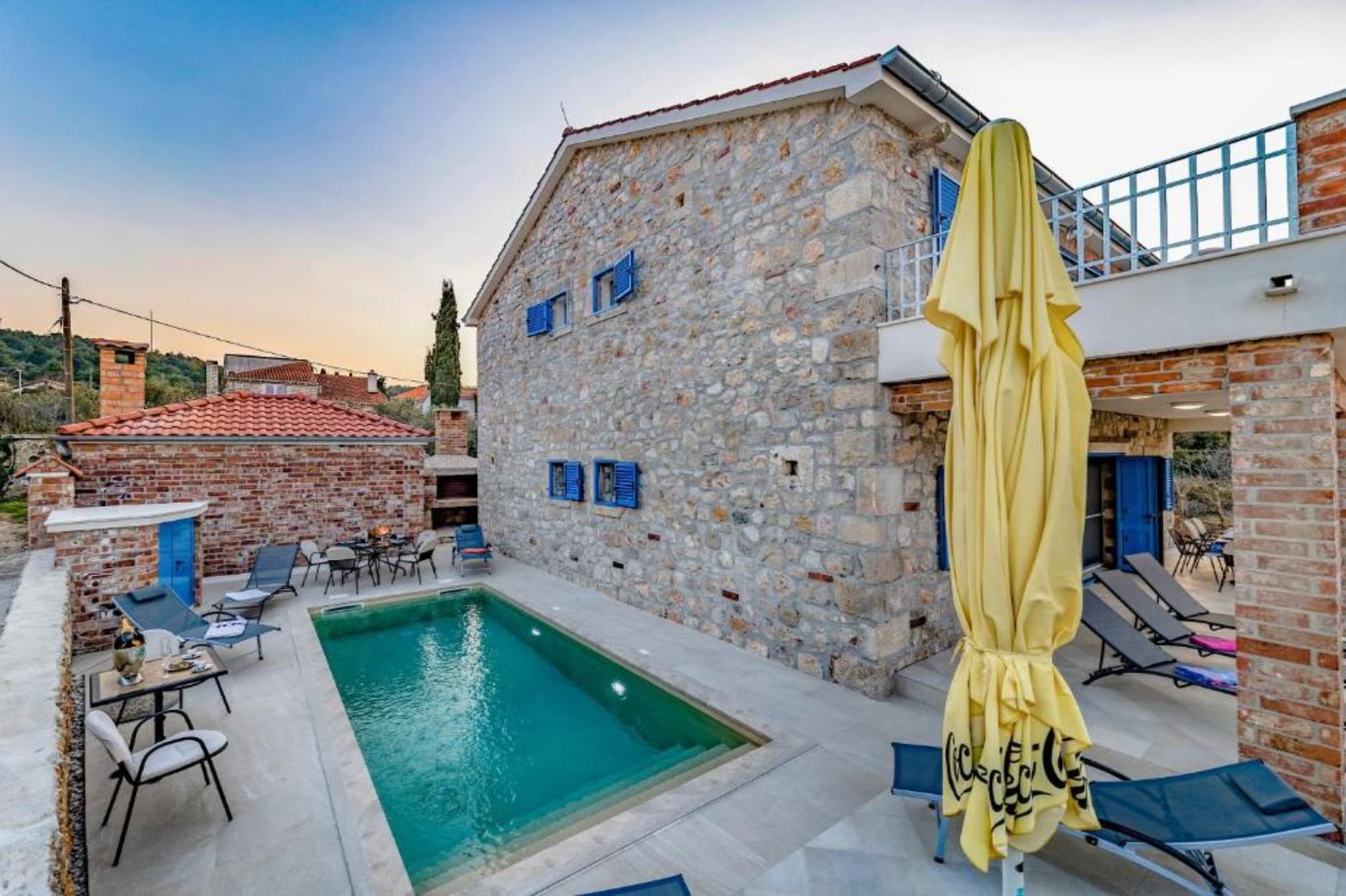 Villa Panda with pool and sea view - Zwembad