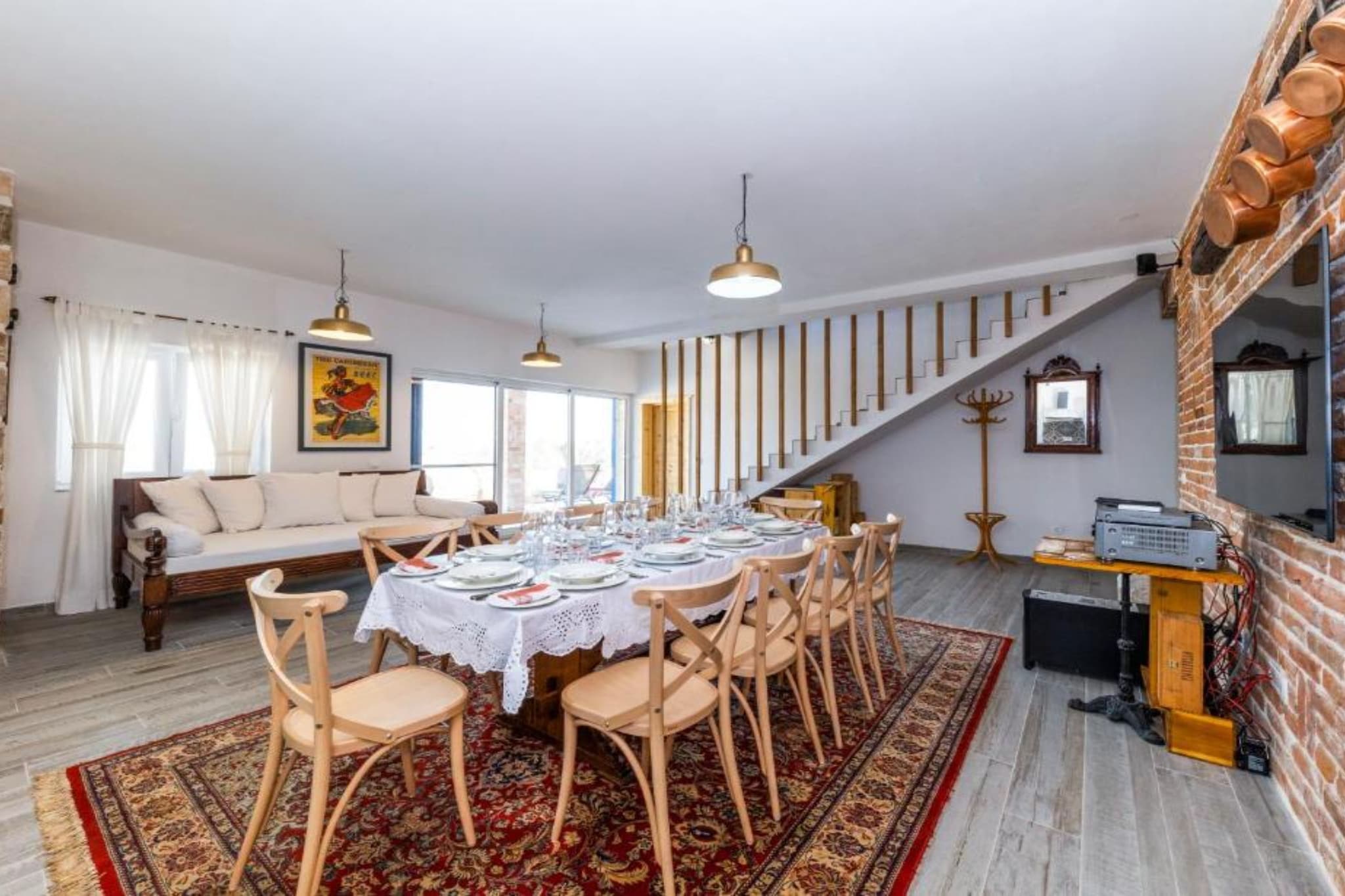 Villa Panda with pool and sea view - Eetkamer