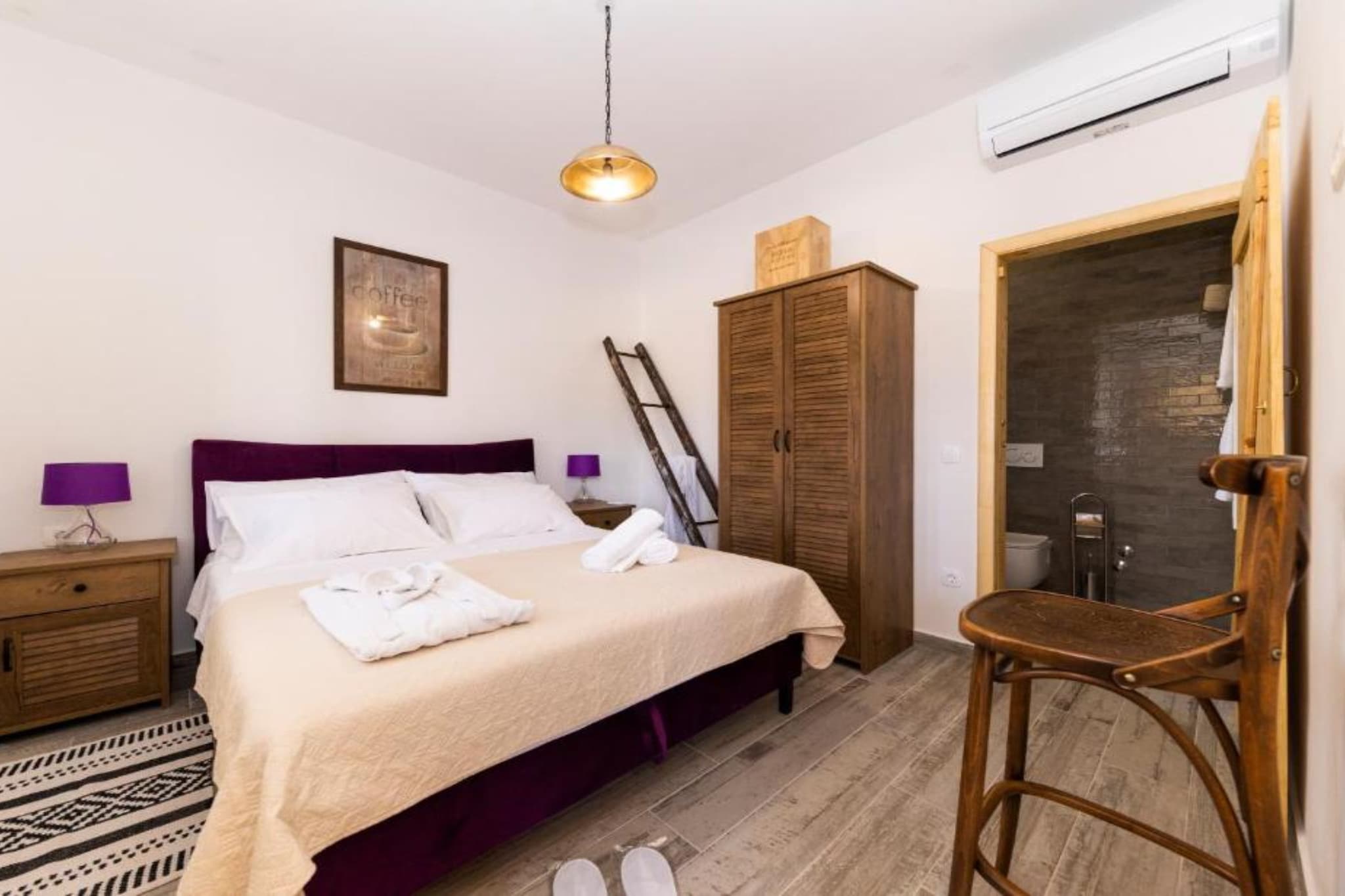 Villa Panda with pool and sea view - Slaapkamer