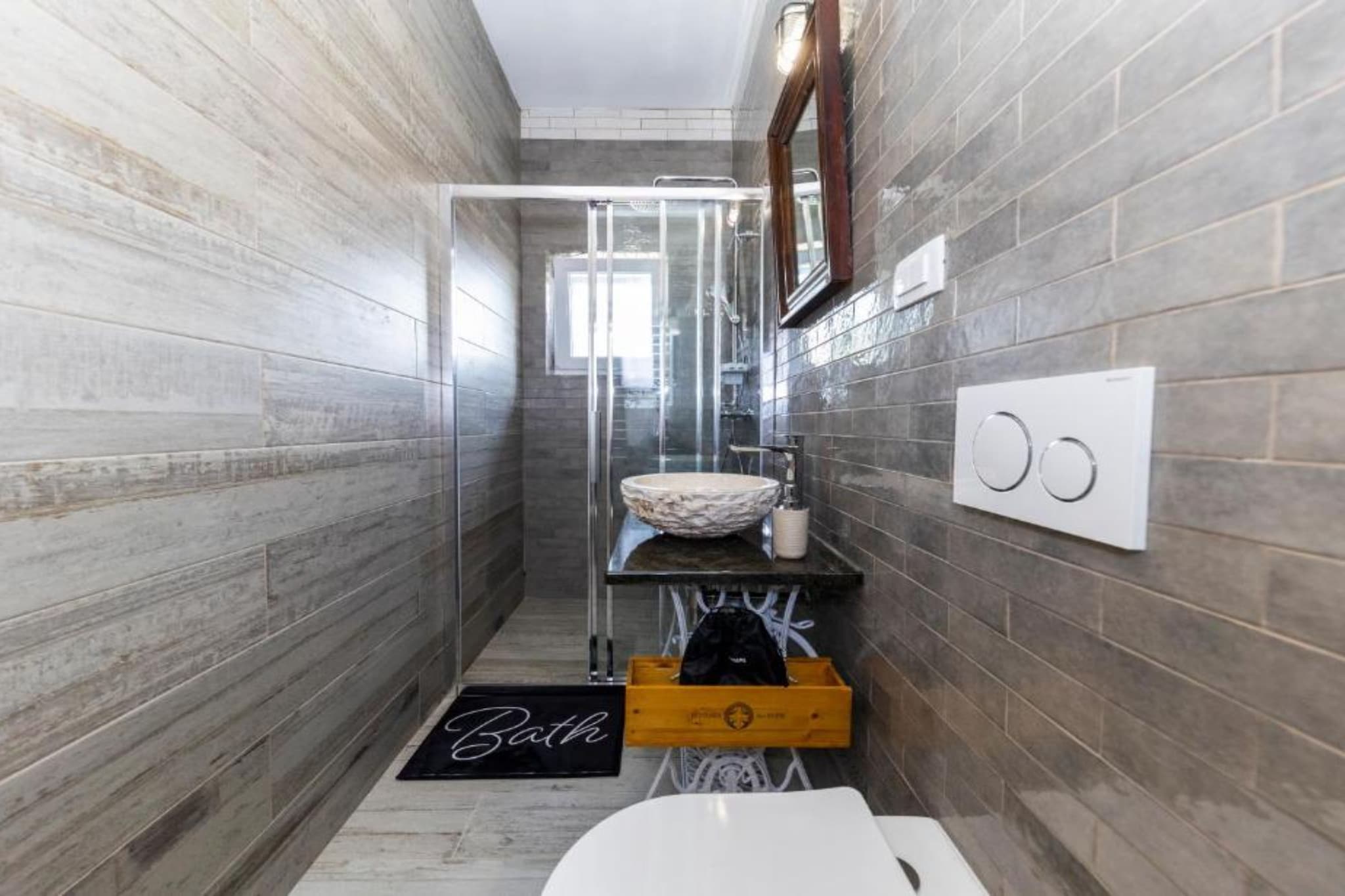 Villa Panda with pool and sea view - Badkamer