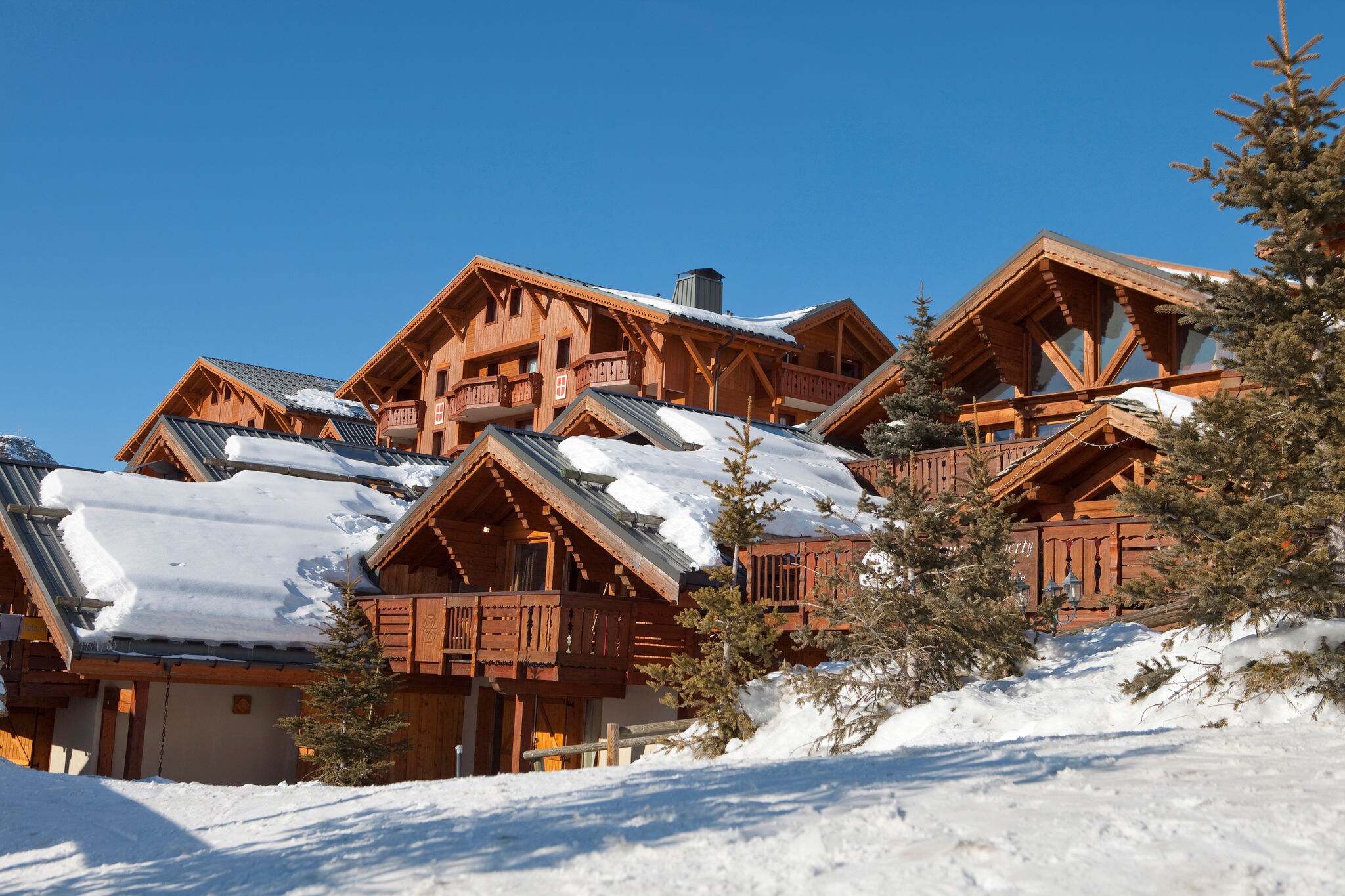 Attractive apartments directly at the foot of the ski run in beautiful Les Menuires.