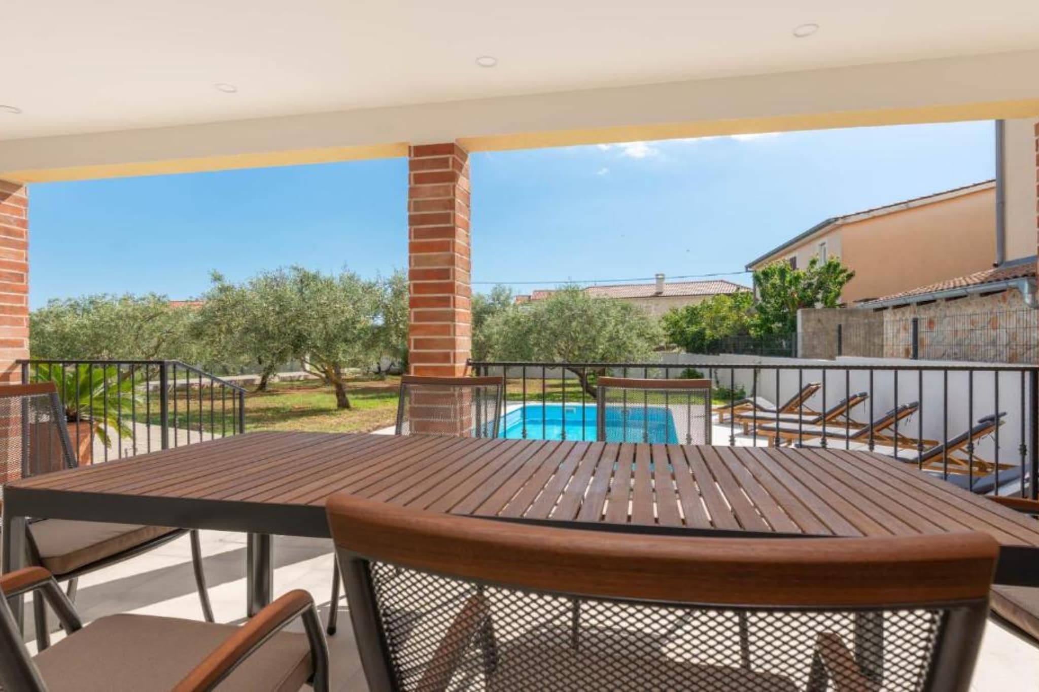 Villa Mate -  With Pool And Olive Grove - Terras
