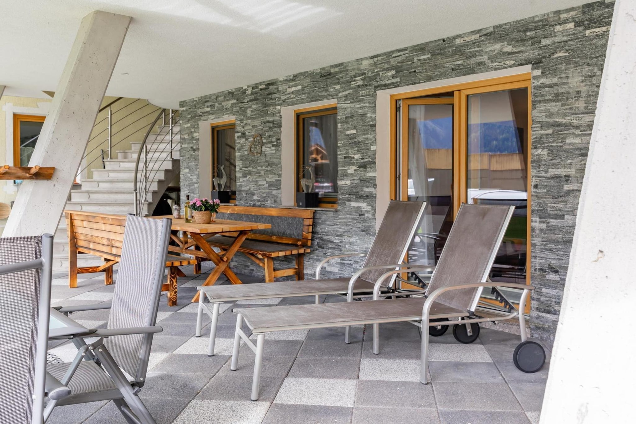 Chalet Stuhlfelden - 10 Personen - Terrasse/Balkon