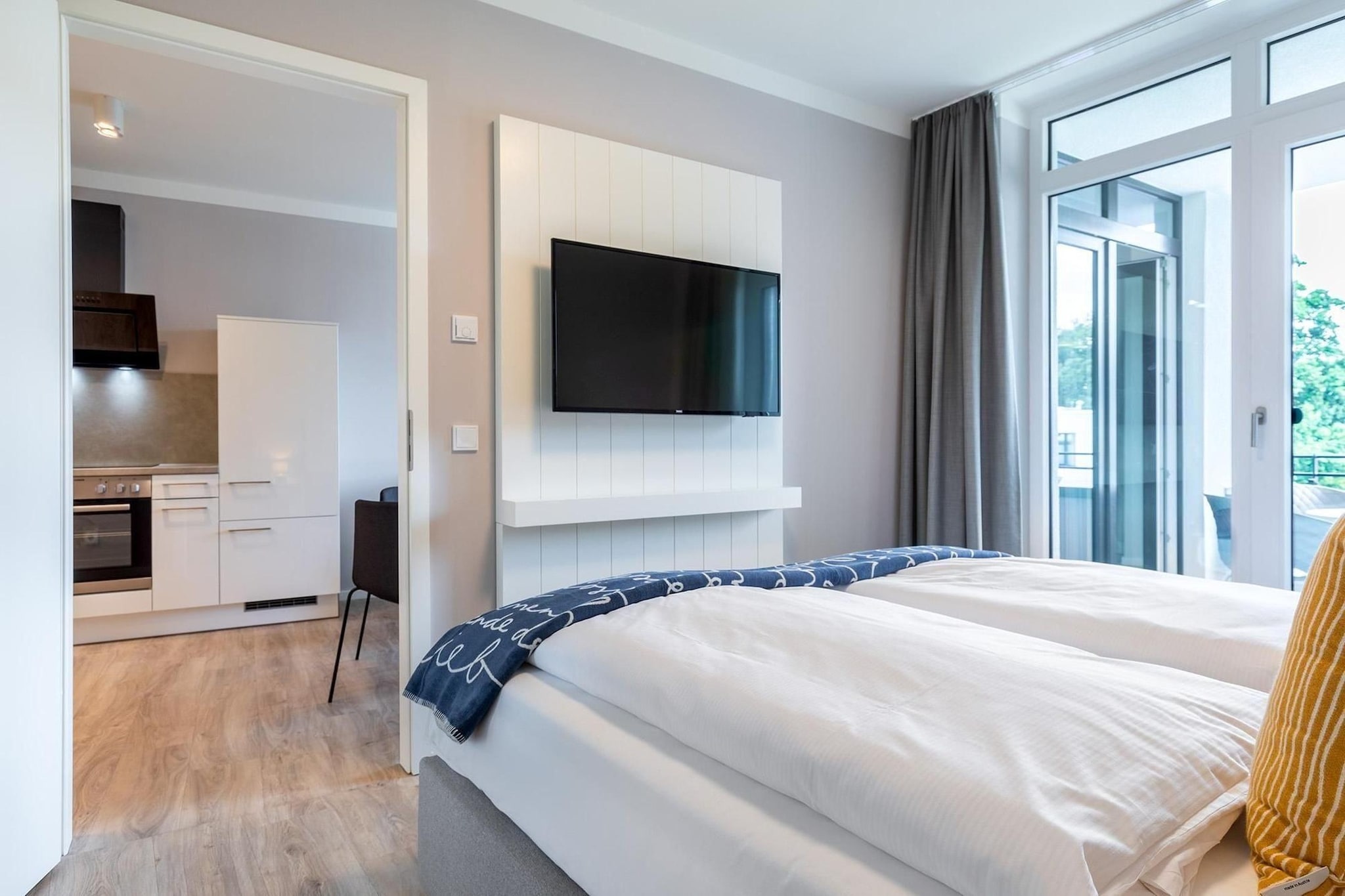 Godewindpark Travemünde Deluxe-Apartment 2.06 - Slaapkamer