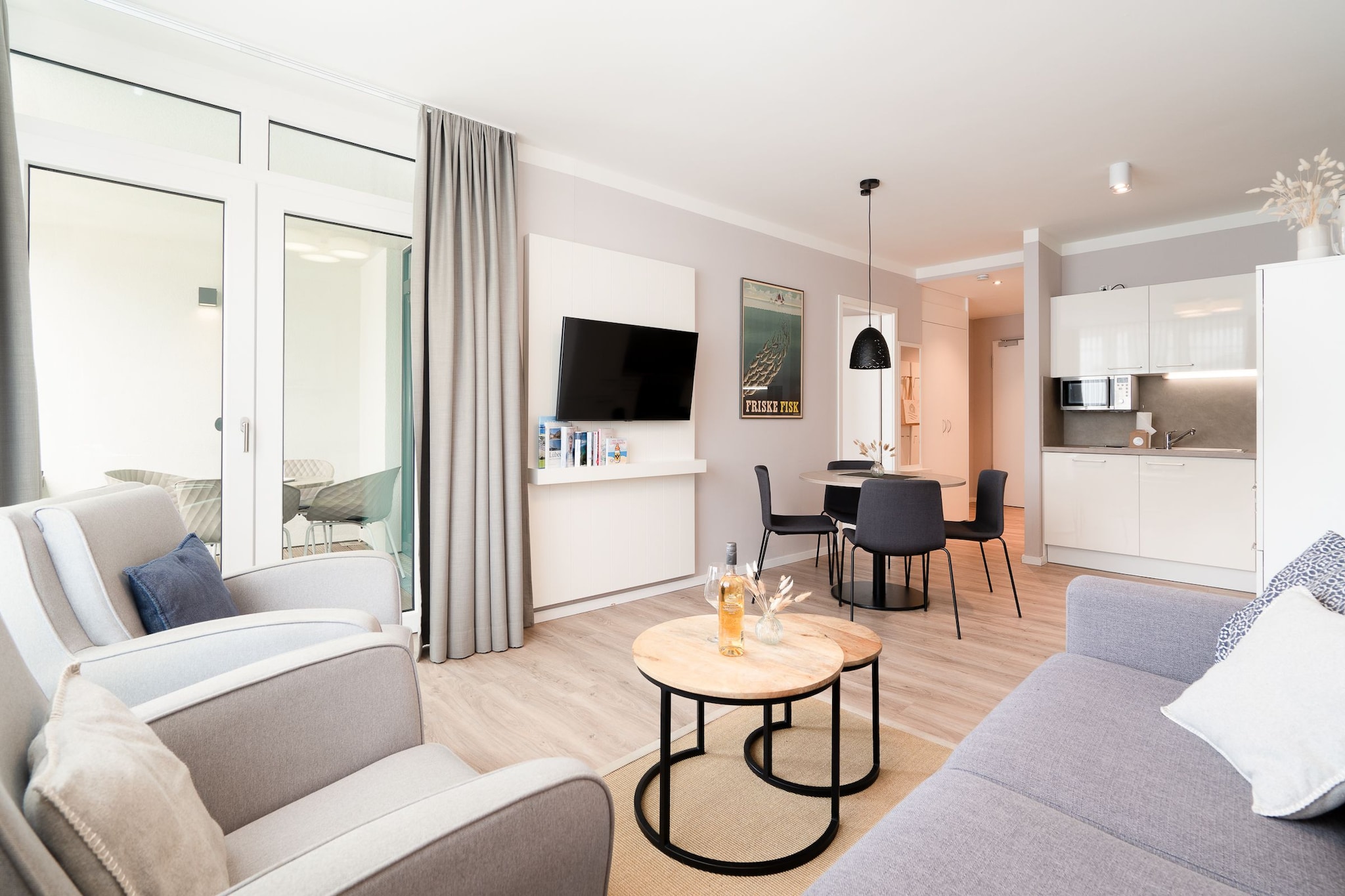 Godewindpark Travemünde Exklusives Apartment 3.11 mit Strandkorb, Begrüßungsgetränken und hundefreundlich