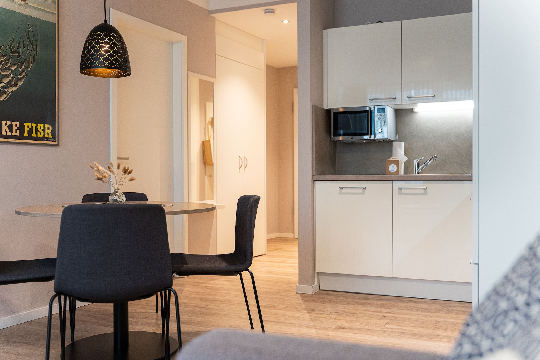Godewindpark Travemünde Exklusives Apartment 3.11 mit Strandkorb, Begrüßungsgetränken und hundefreundlich - Eetkamer