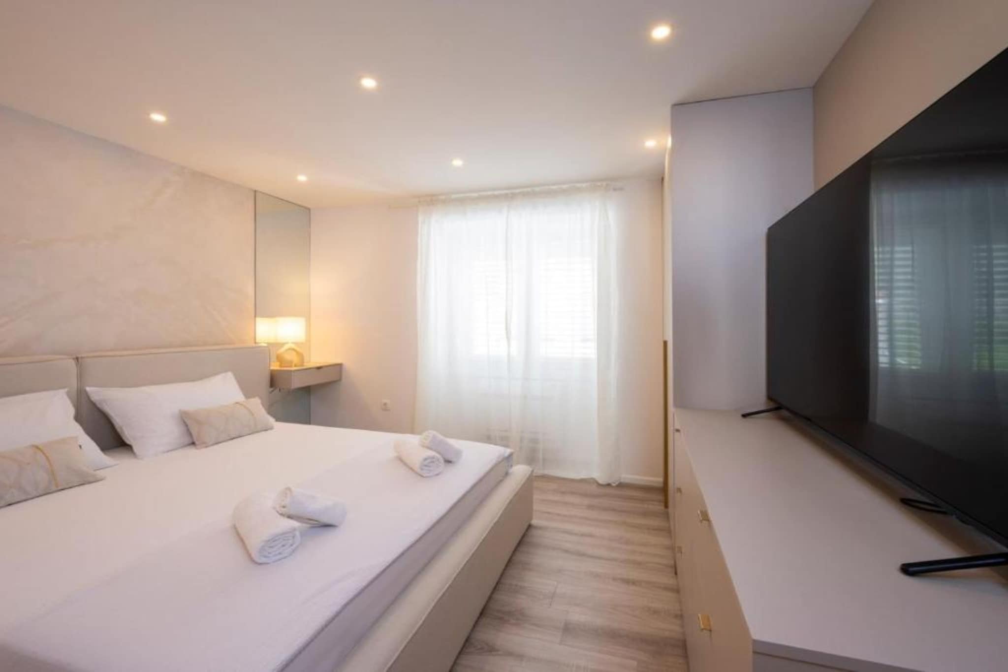 Apartman Dolce - Apartment With Terrace And Balcony - Schlafzimmer