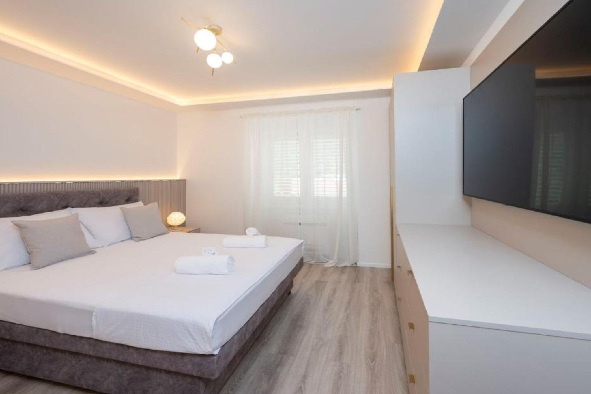 Apartman Dolce - Apartment With Terrace And Balcony - Schlafzimmer