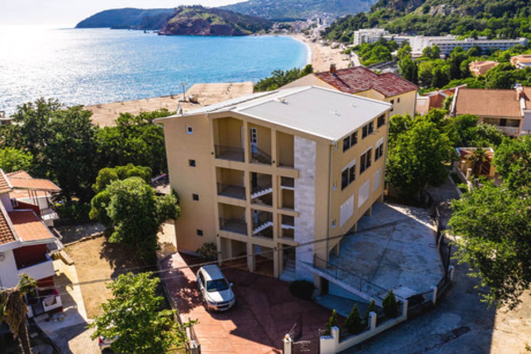 Beachfront Sunset Apartments Sutomore - De Luxe Studio Apartment with Sea View and Terrace - Extérieur