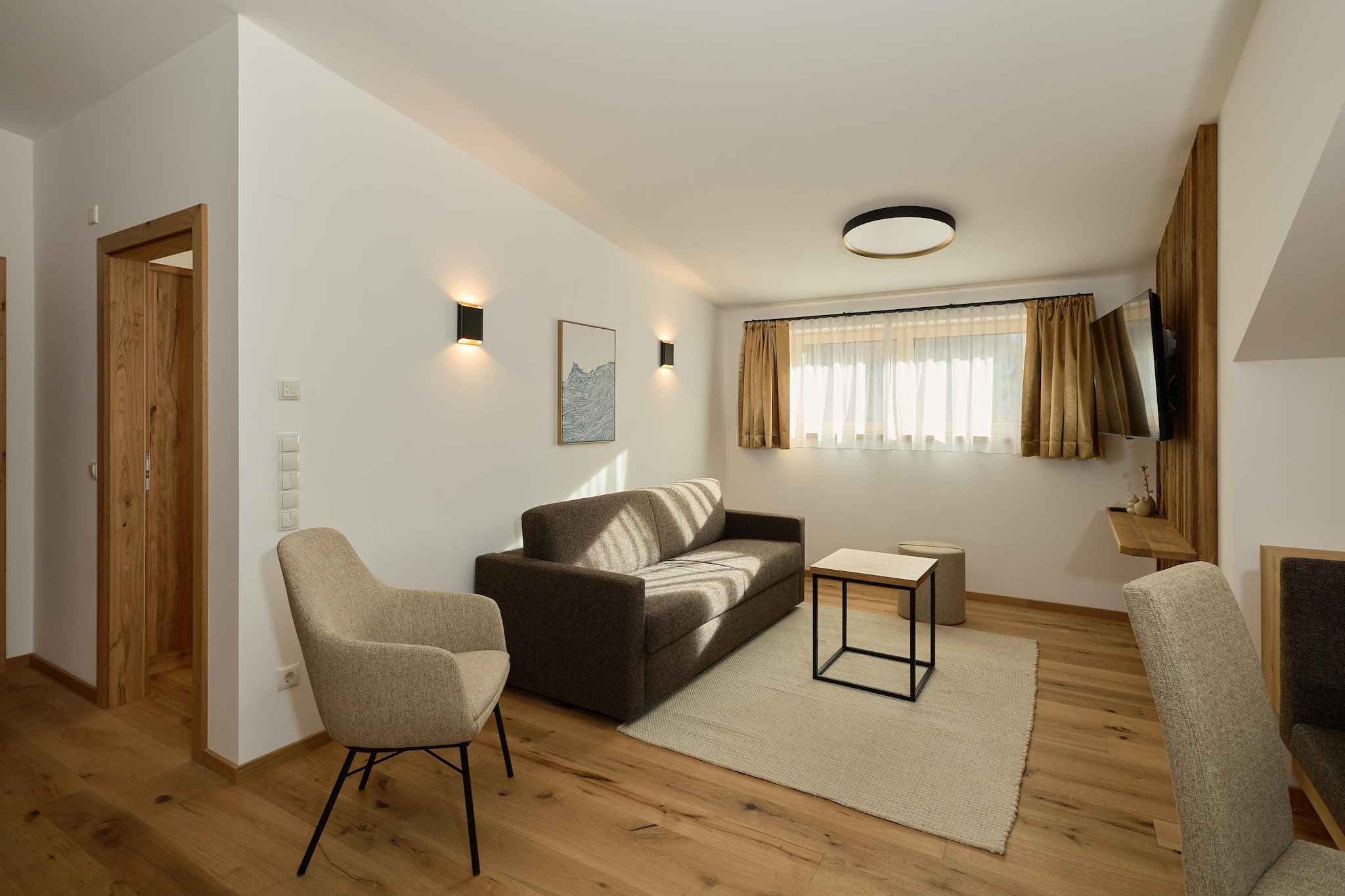 Die Monika Penthouse M75 Spa - Wohnzimmer