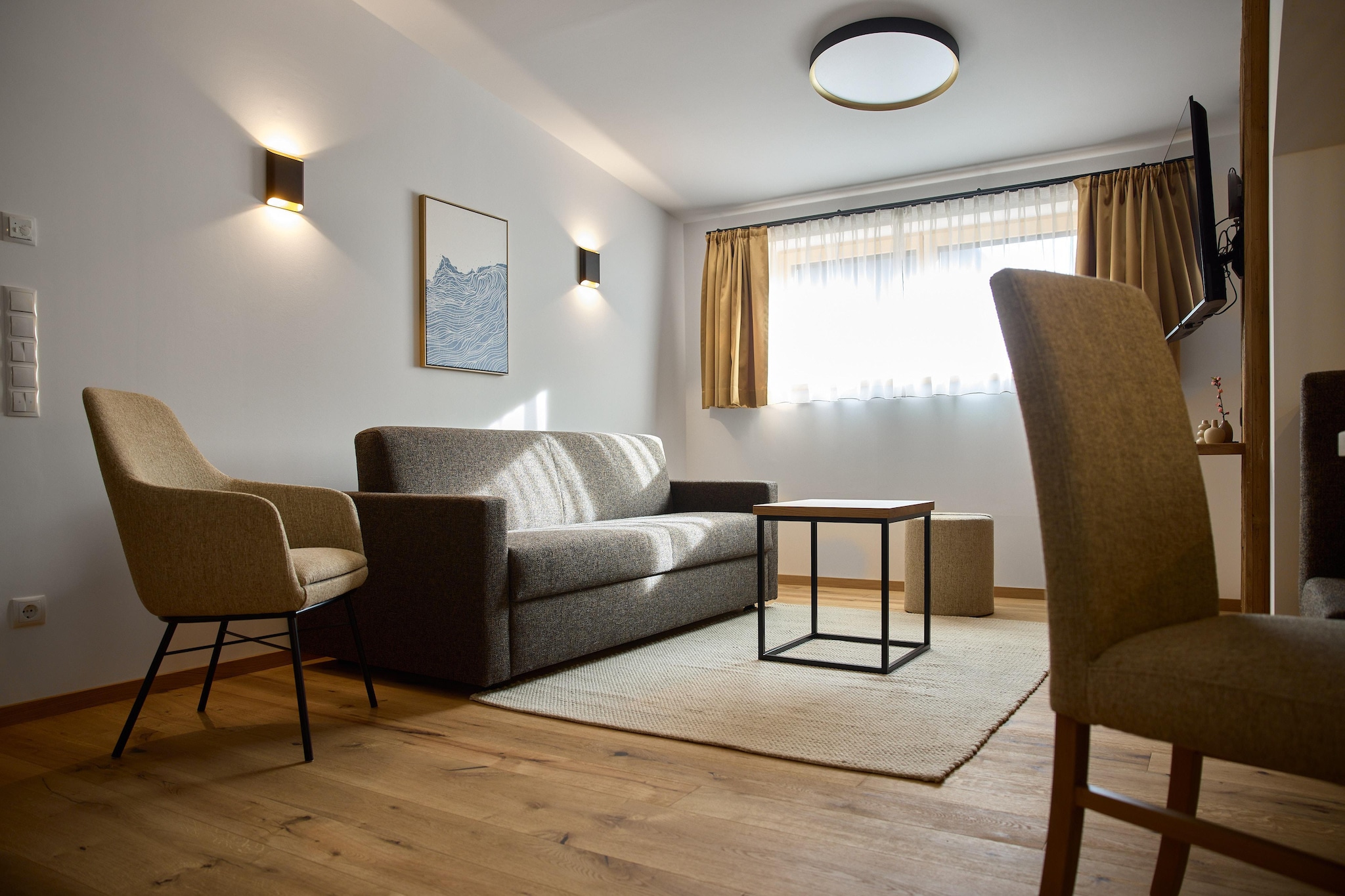 Die Monika Penthouse M75 Spa - Wohnzimmer