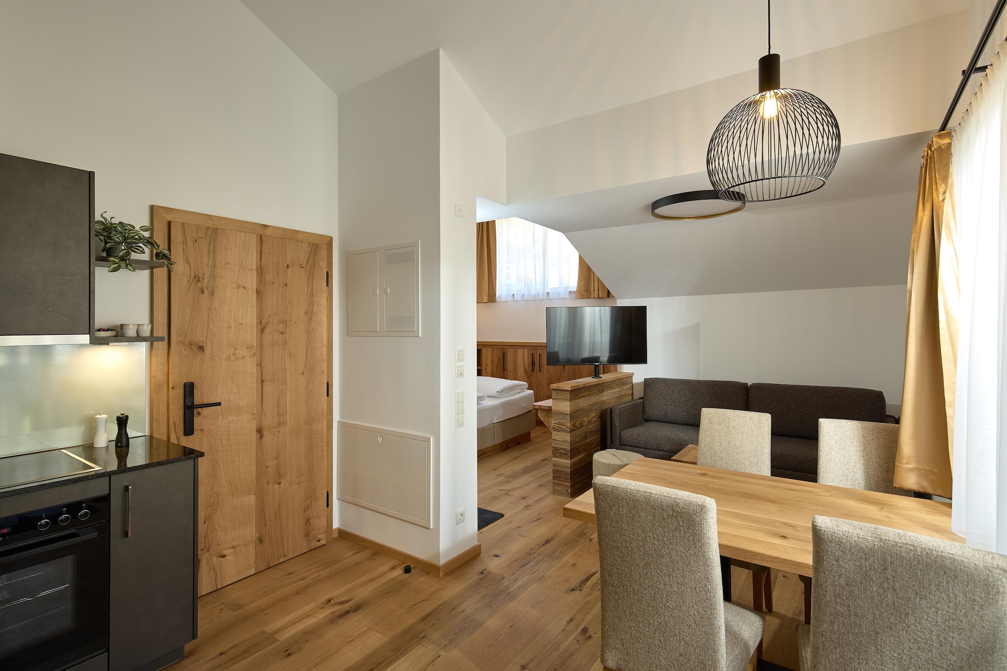 Die Monika Tiny Penthouse M35 - Woonkamer