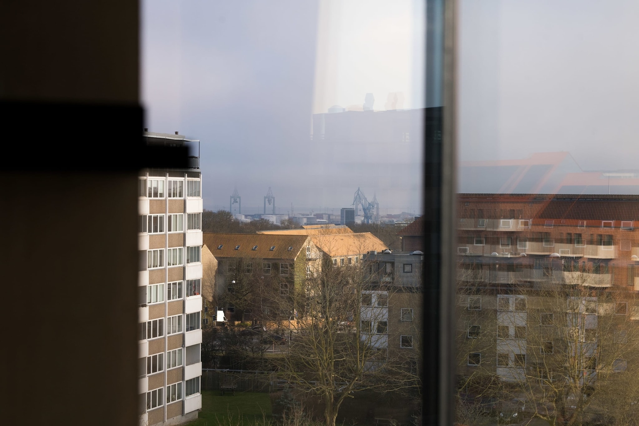 F2.Århus hotel - Uitzicht zomer