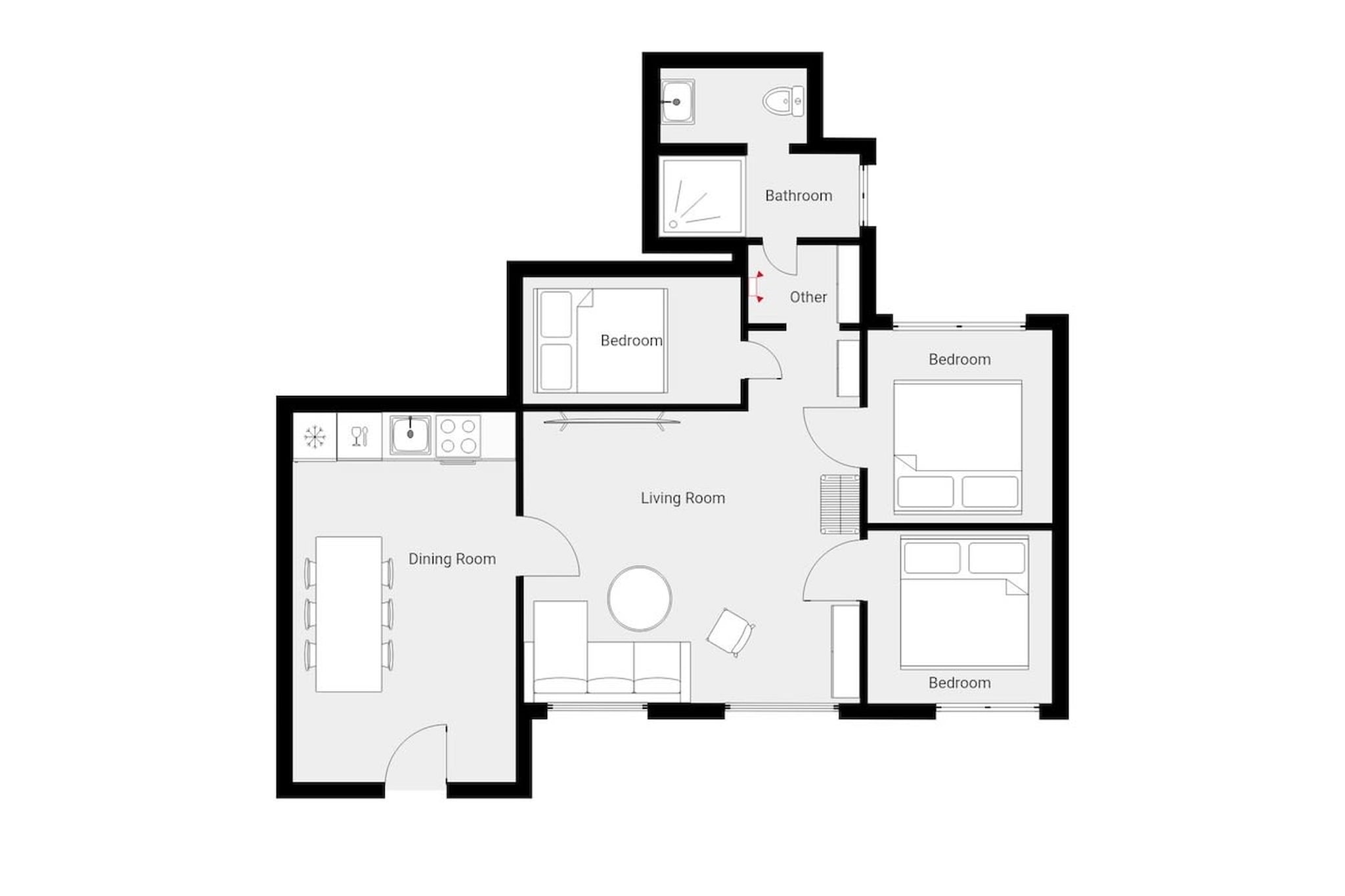 B7.Churchill 4 - Plattegrond