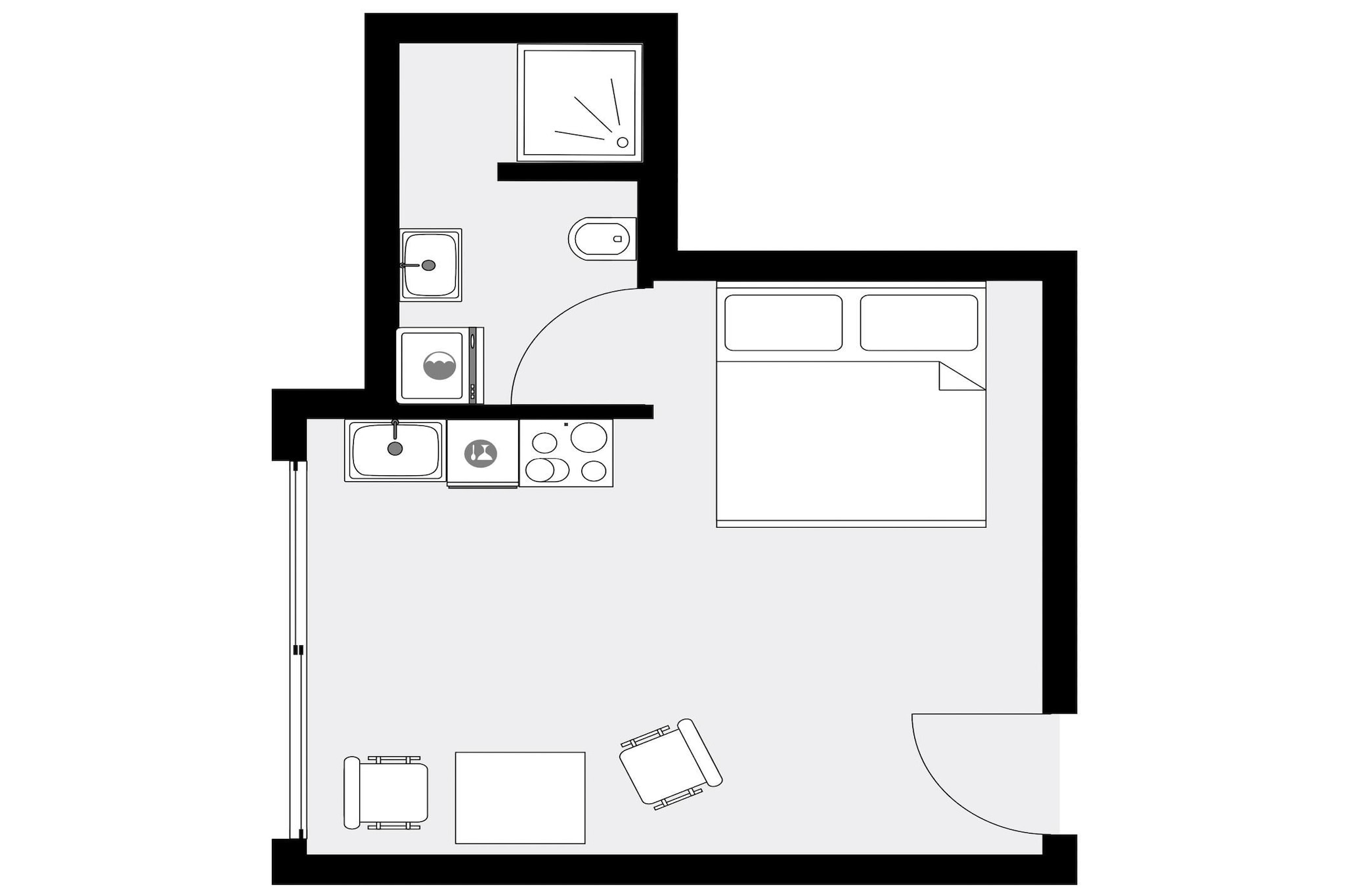 D9.South S Stu 12 - Plattegrond