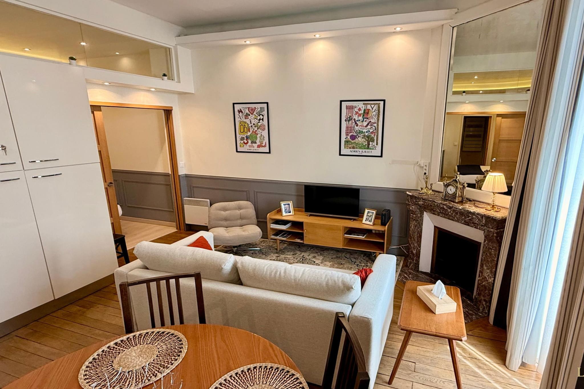 Le Sarciron 299 Le Mont Dore 2/4pers - Woonkamer
