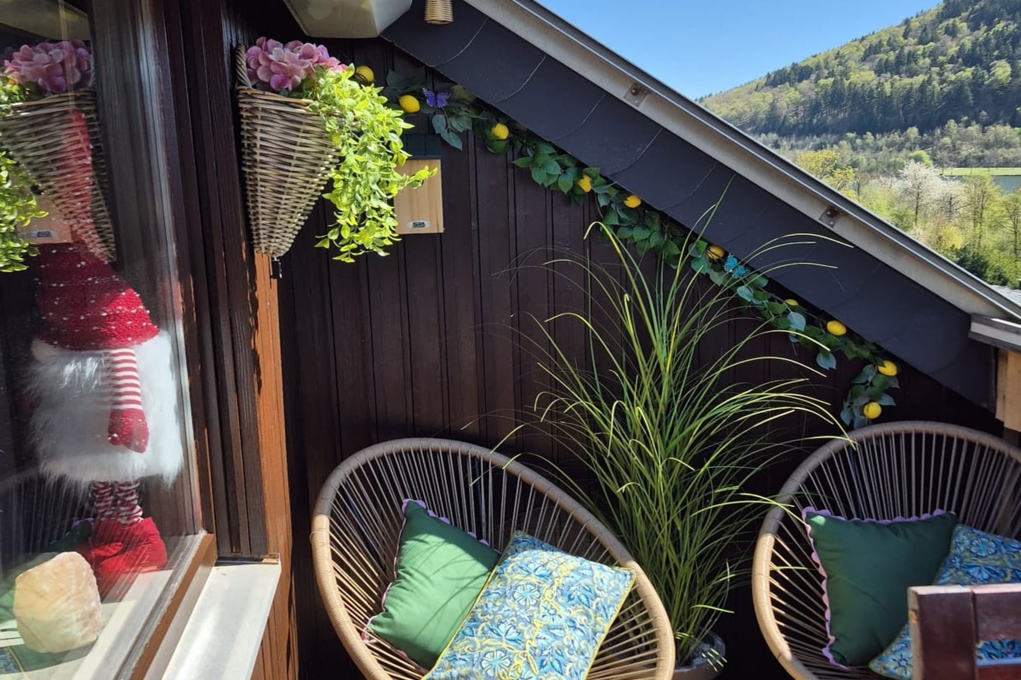 Ferienhaus Bergblick - Terrasbalkon