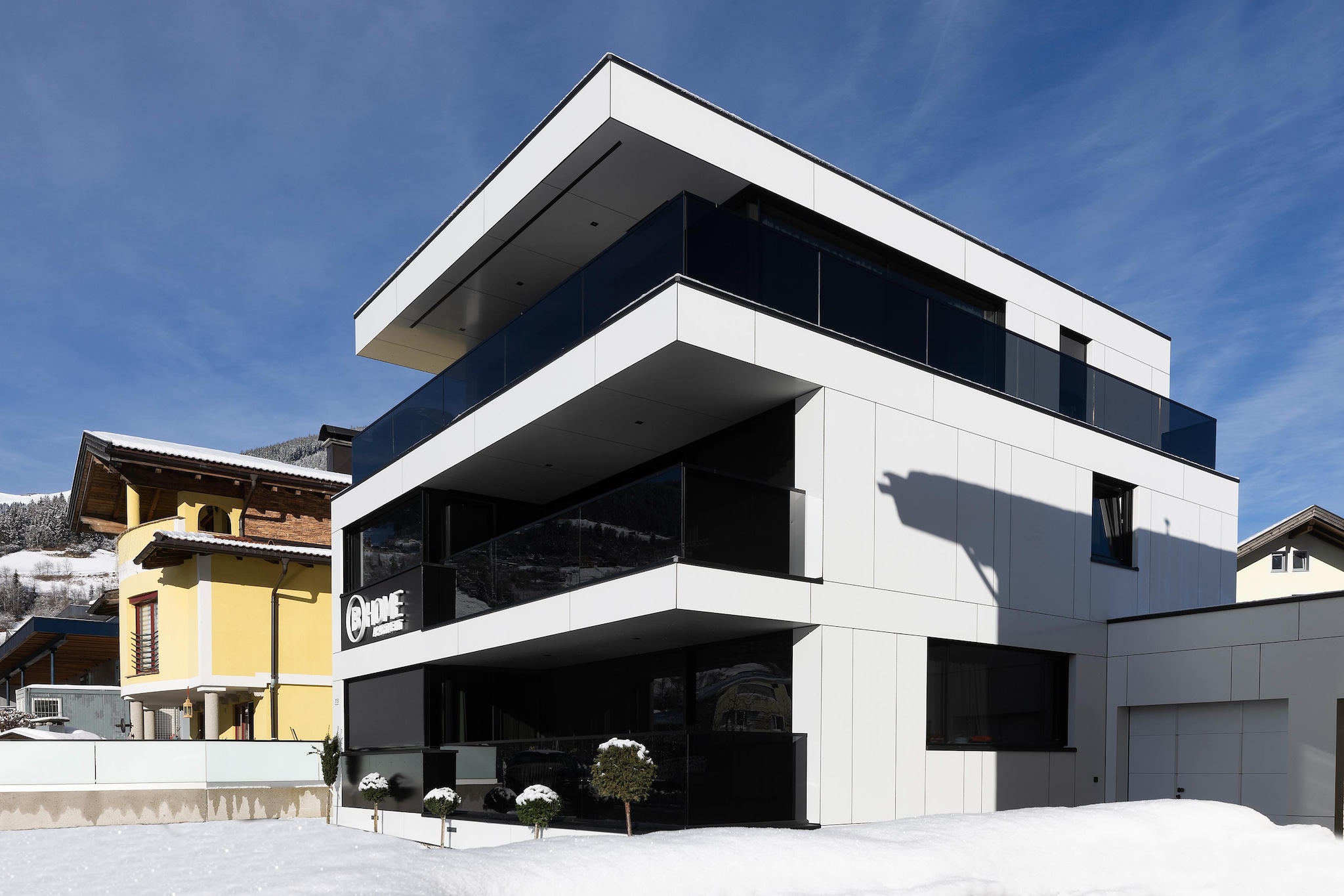 Penthouse B-HOME - Außenbereich Winter