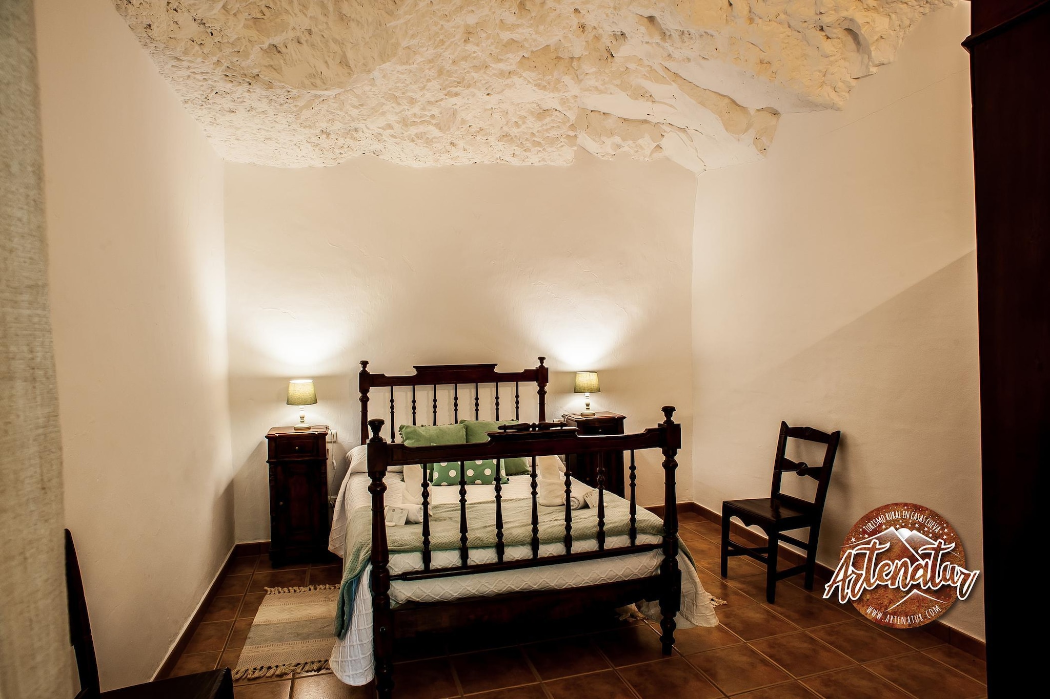 Cave-House El Molino - 5 Pax - Schlafzimmer