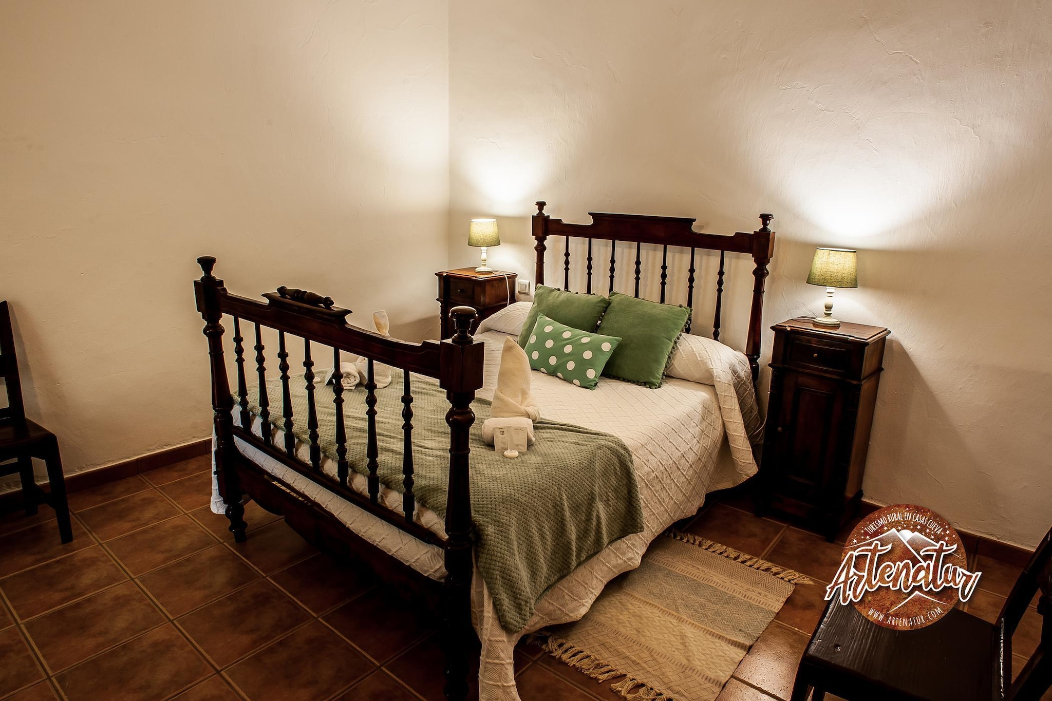 Cave-House El Molino - 4 Pax - Schlafzimmer