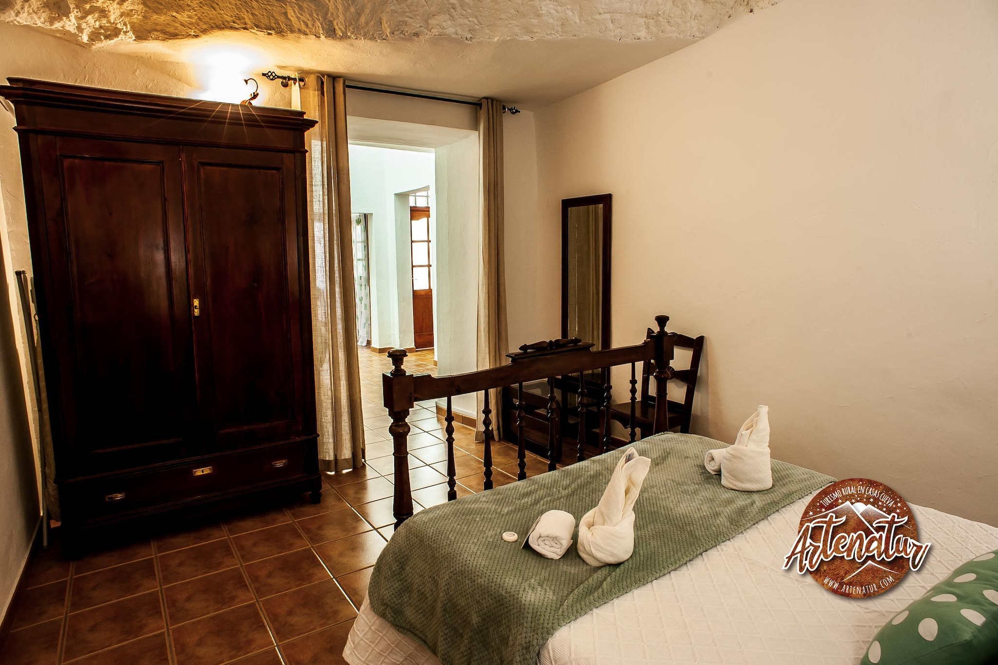 Cave-House El Molino - 2 Pax - Schlafzimmer