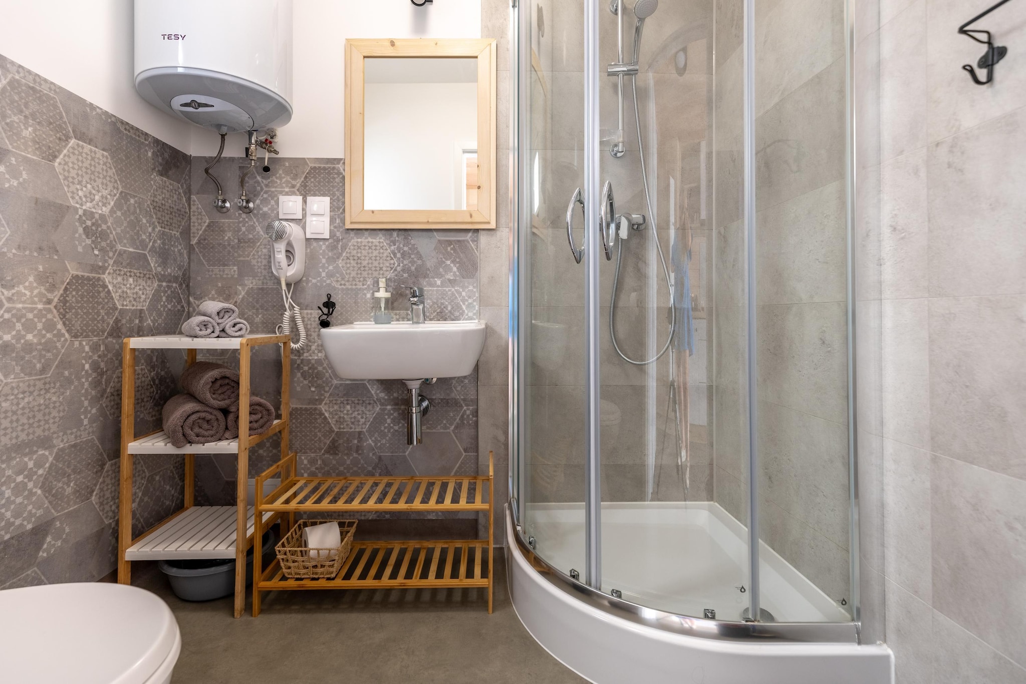 Domki Premium Rewal - Bathroom