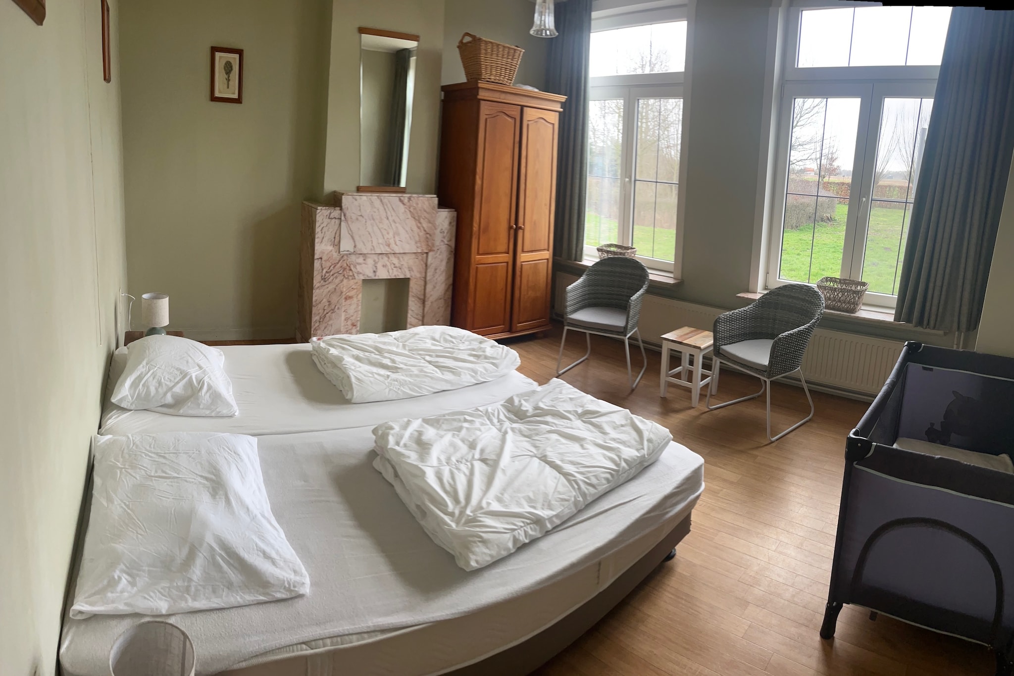De Biezenpolder 't Groothuus-Schlafzimmer